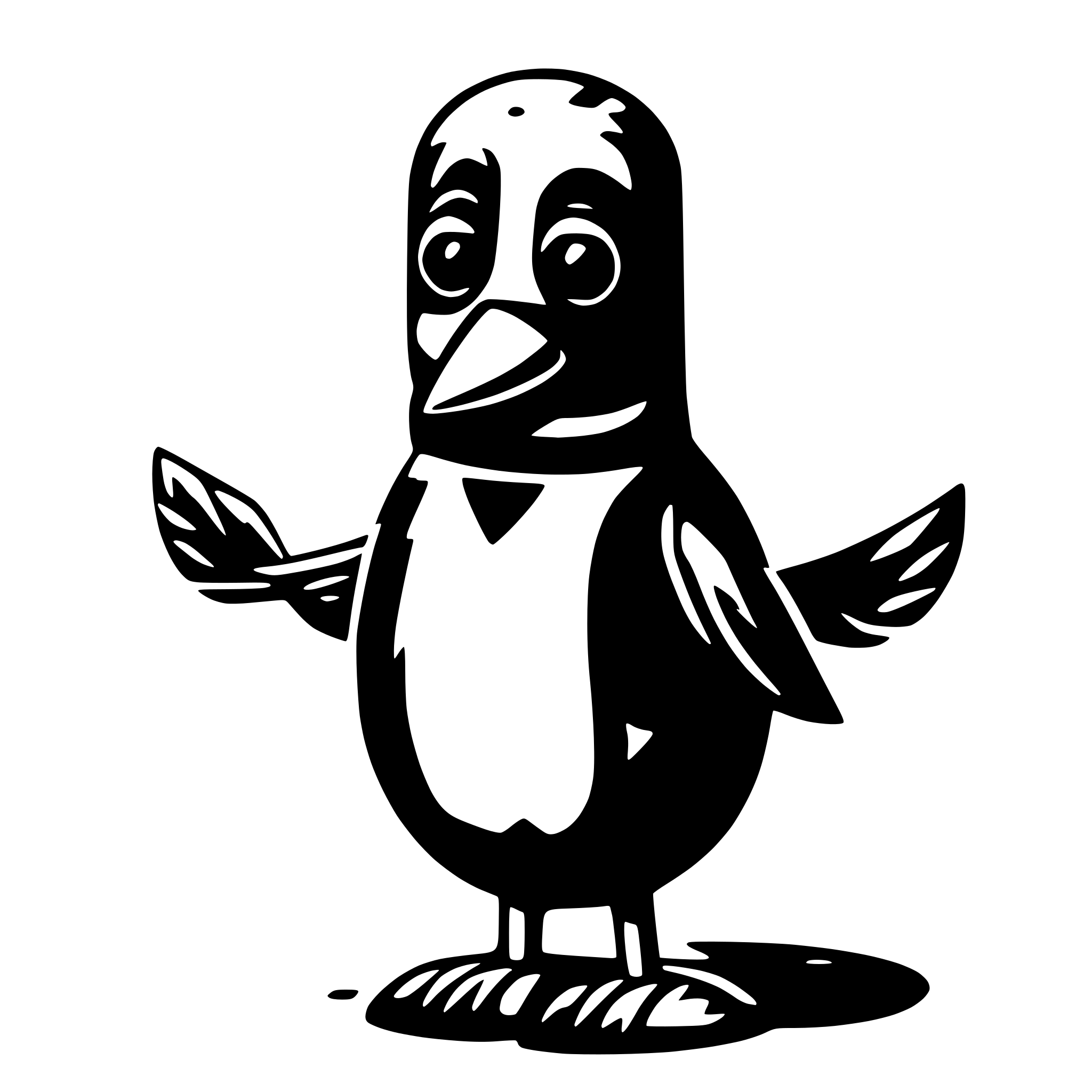 AI-generated SVG of 'pingwin'