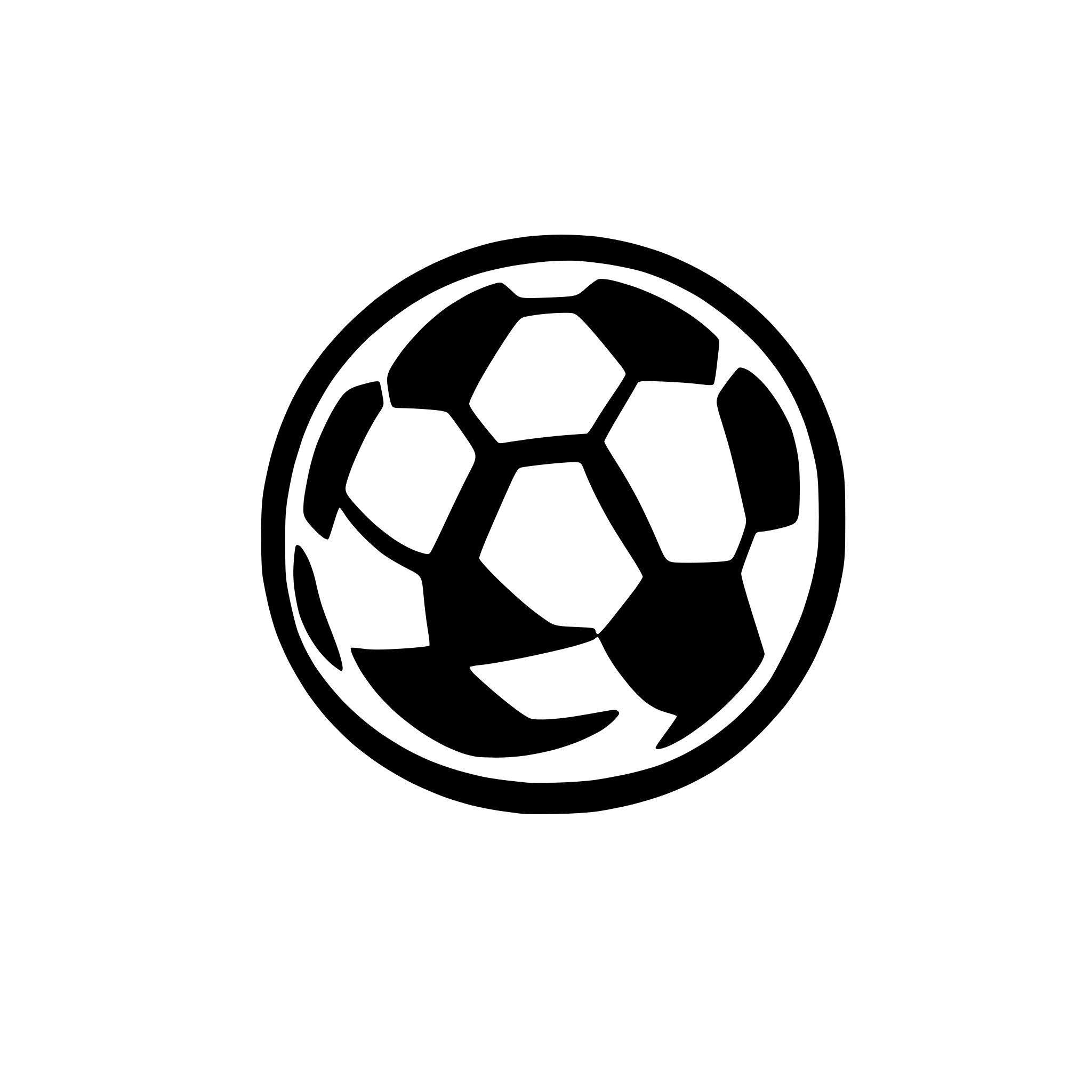 AI-generated SVG of a old leather soccer ball icon