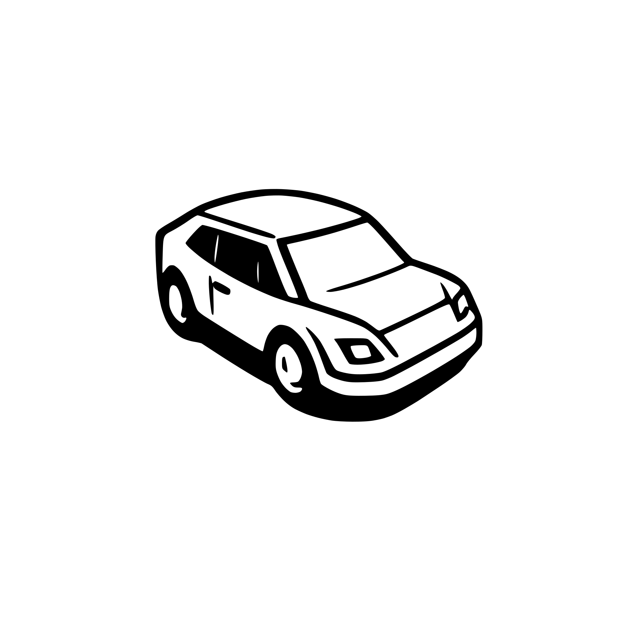 AI-generated SVG of a car