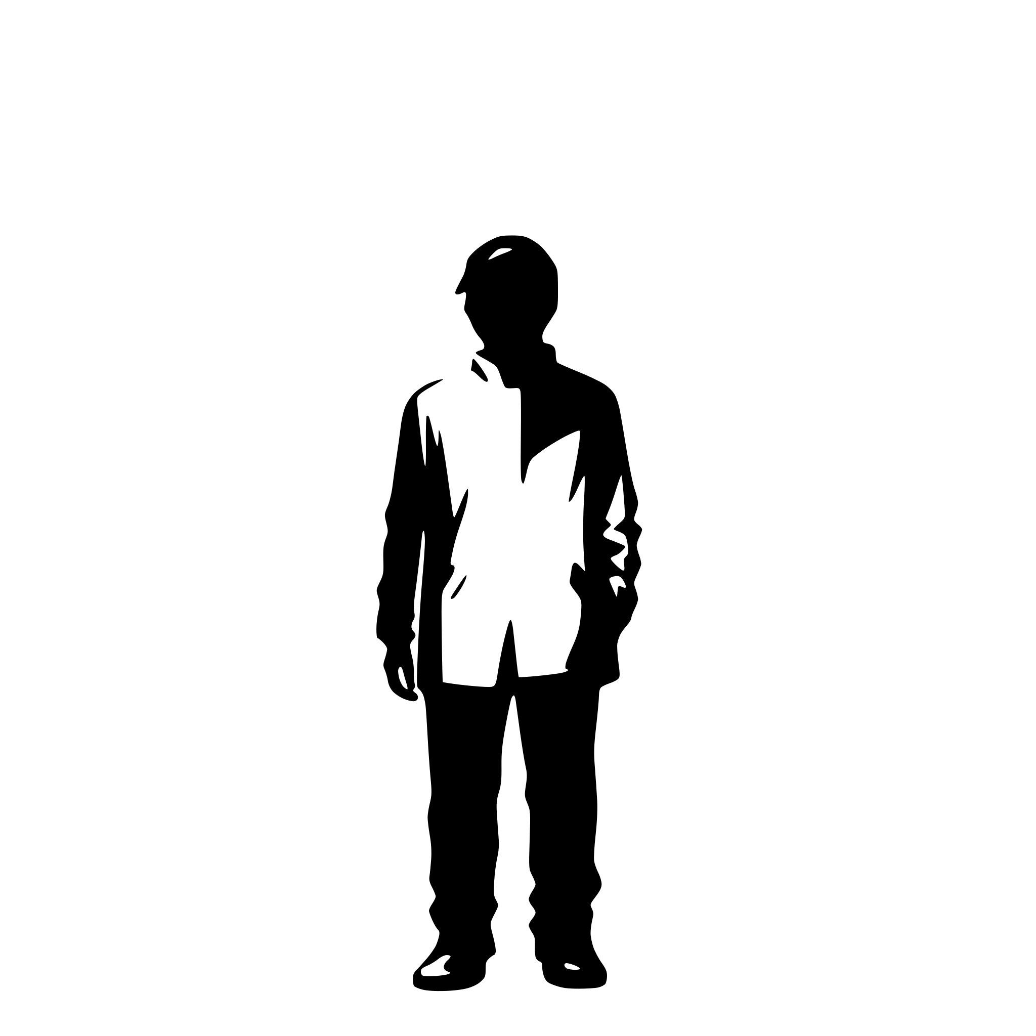 AI-generated SVG of 'A man  sihouette'