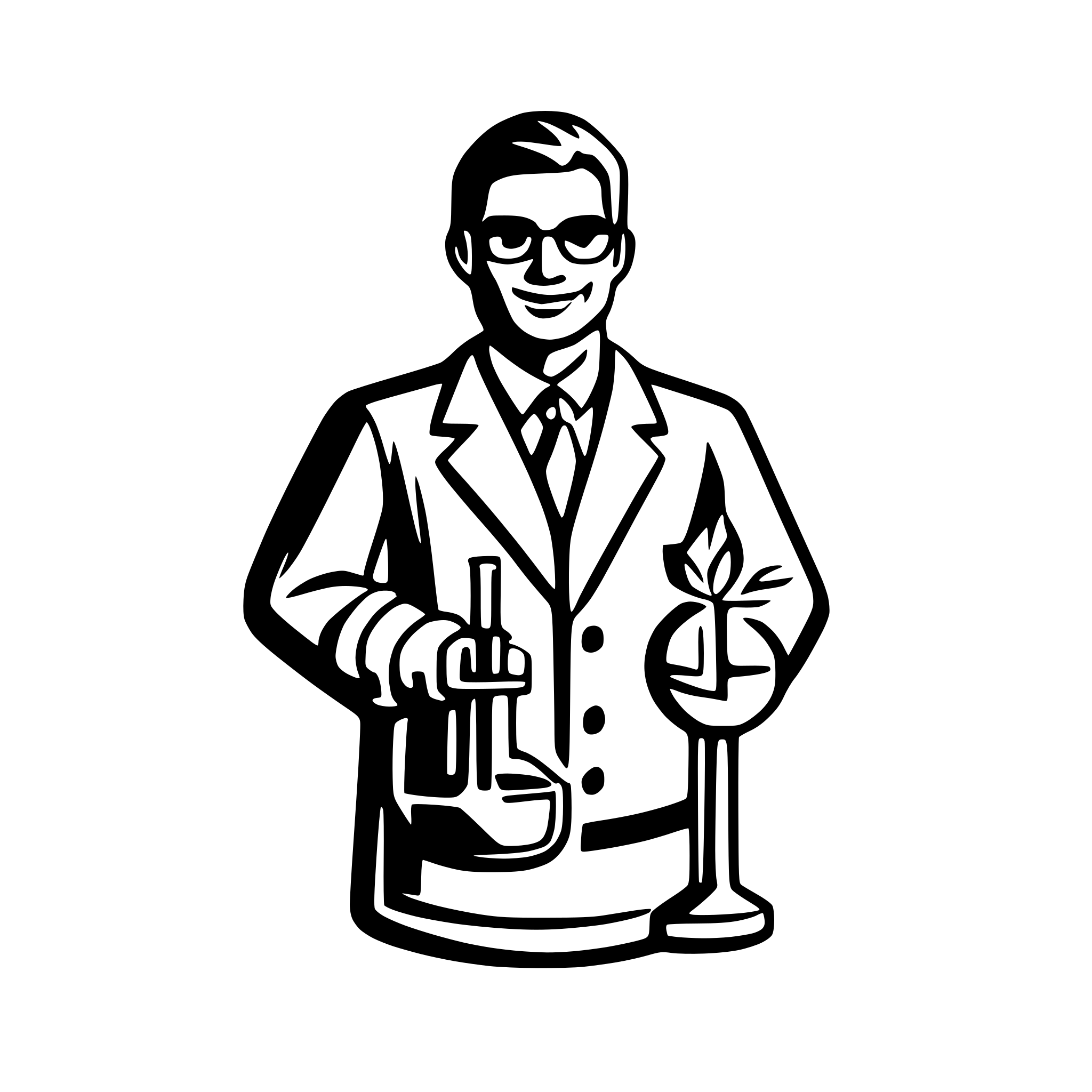 logo SVG for 'create a logo for a materials and pharmaceutical ...