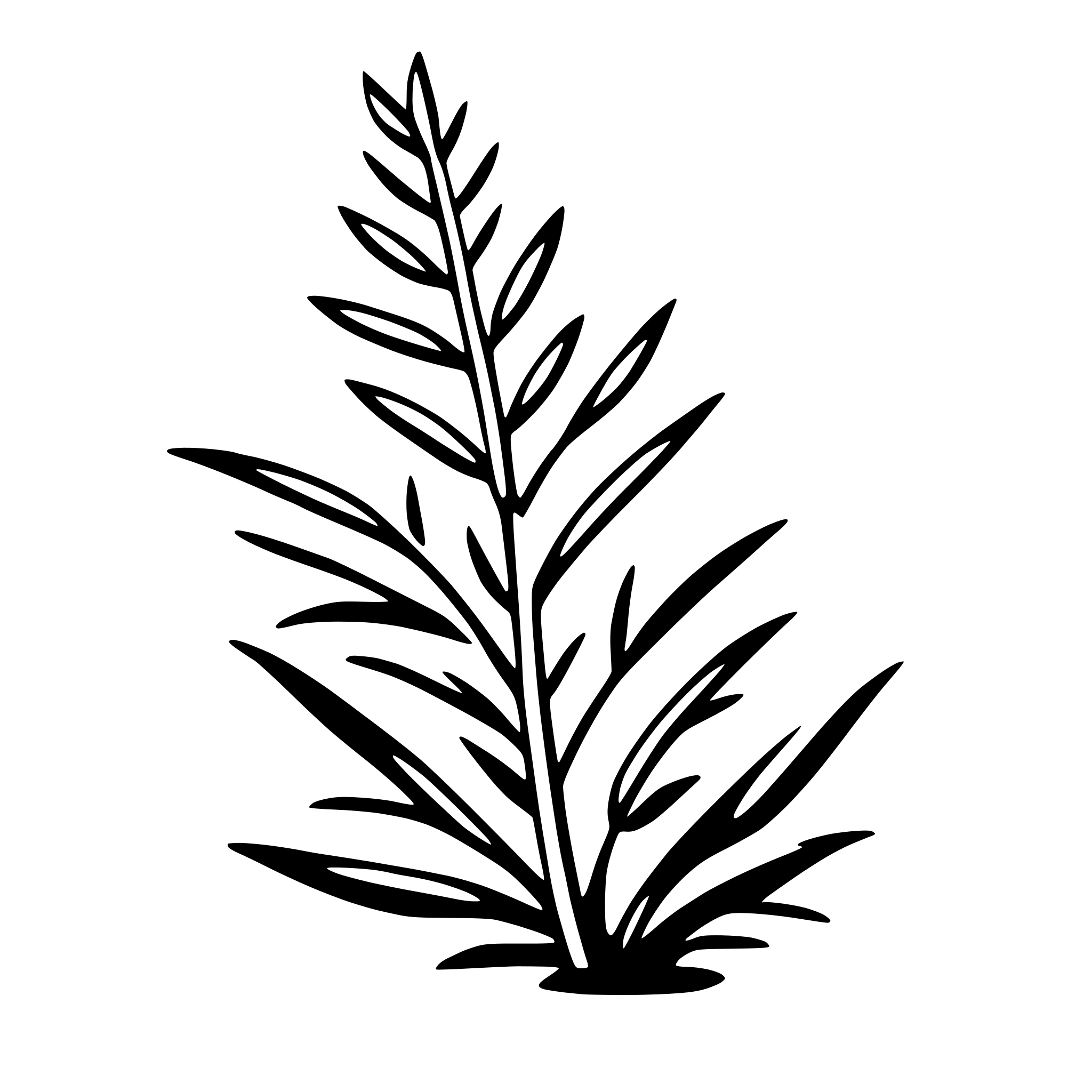 AI-generated SVG of a rosemary
