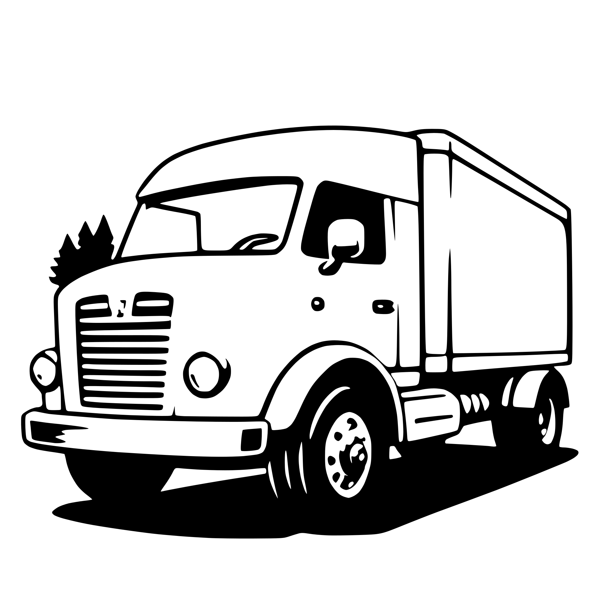 AI-generated SVG of a truck