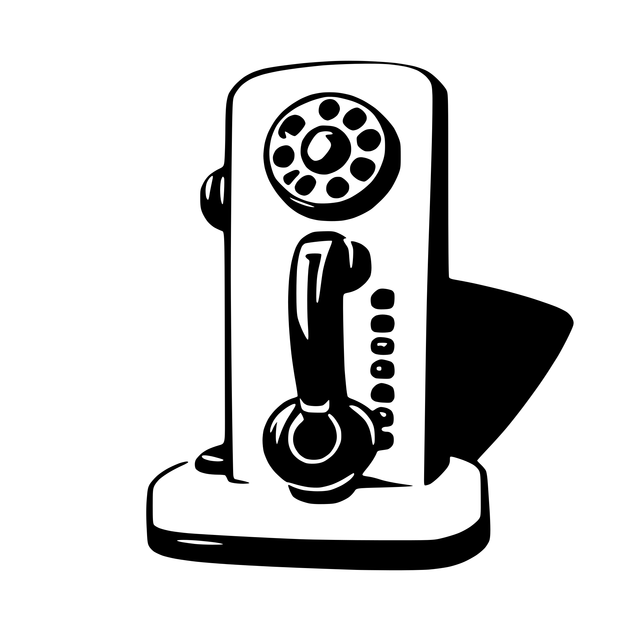 AI-generated SVG of 'Telephone symbol'