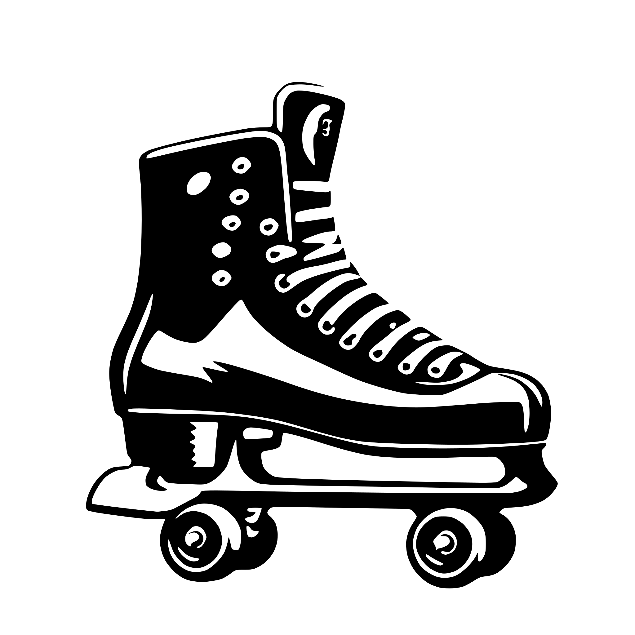 AI-generated SVG of 'Skates'