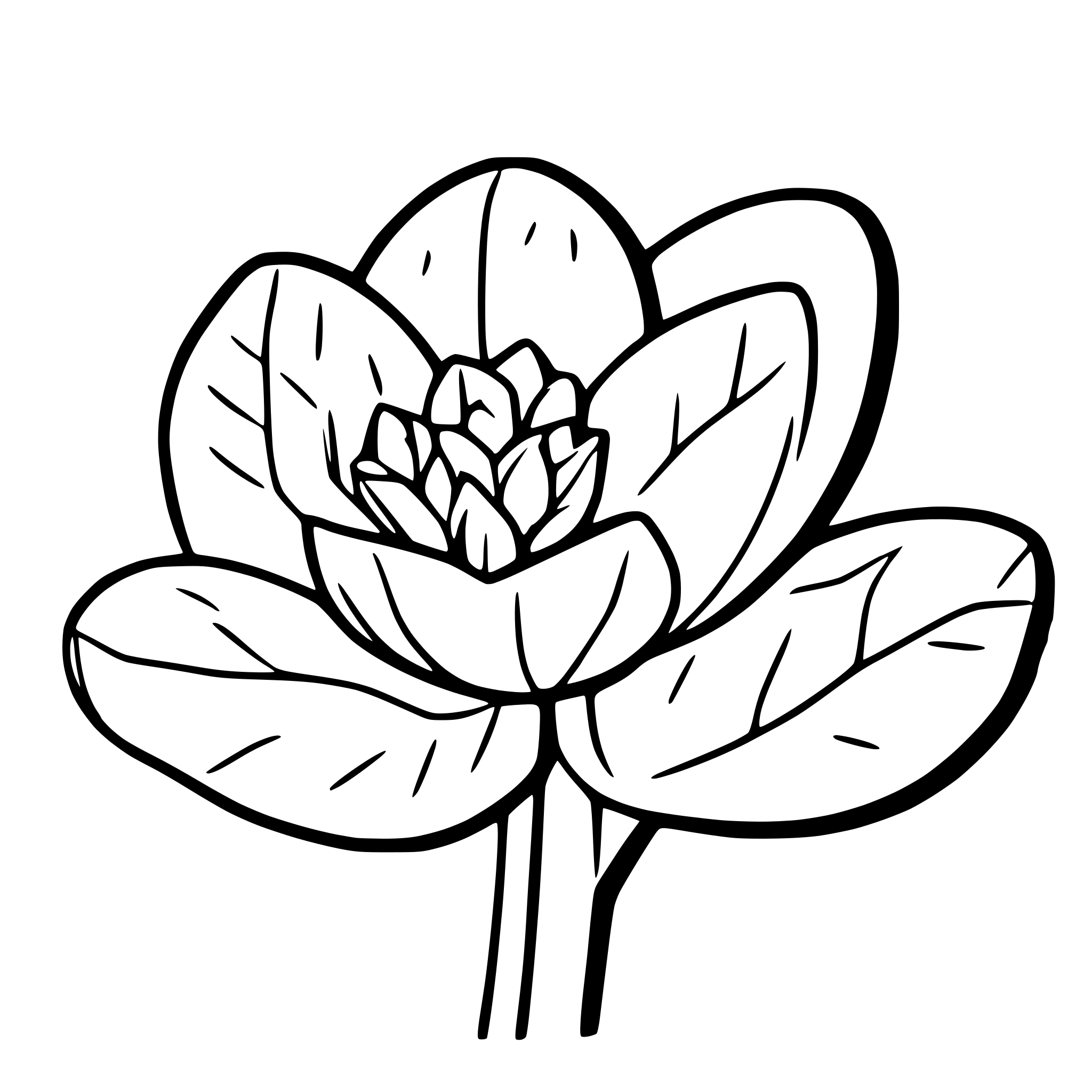 AI-generated SVG of a Flower