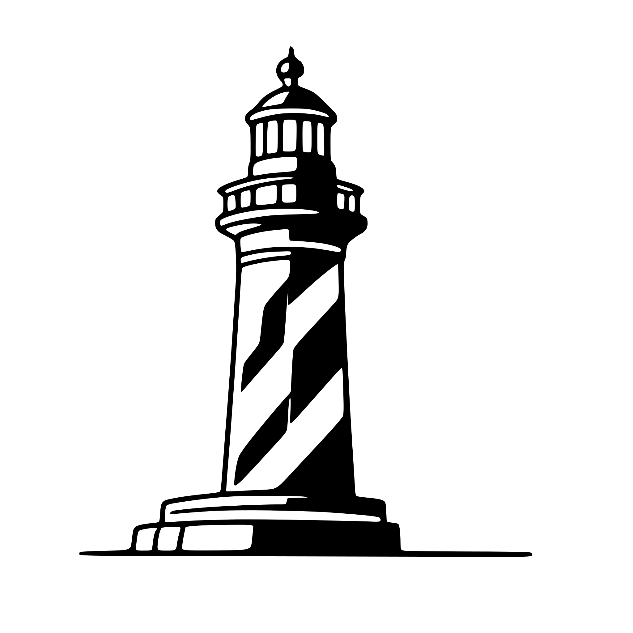 AI-generated SVG of 'lighthouse beam cutting through fog'