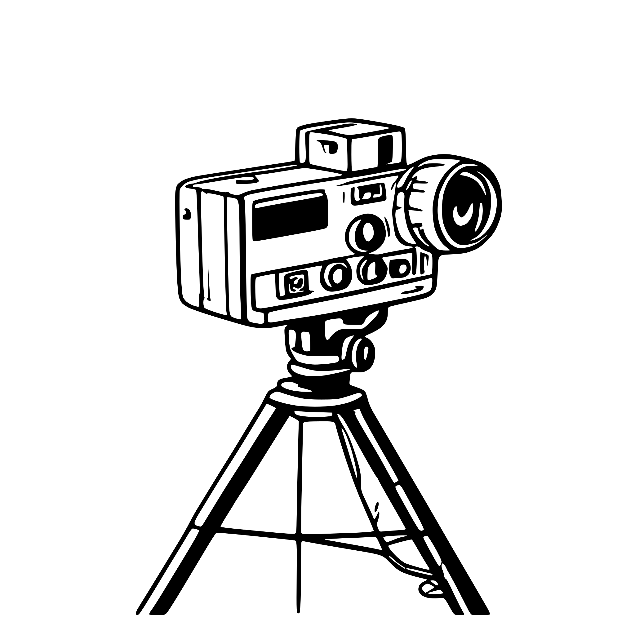 AI-generated SVG of 'earth planet on top of that video cameras, film crew, drones, video equipment, photogrpahers, cameras'