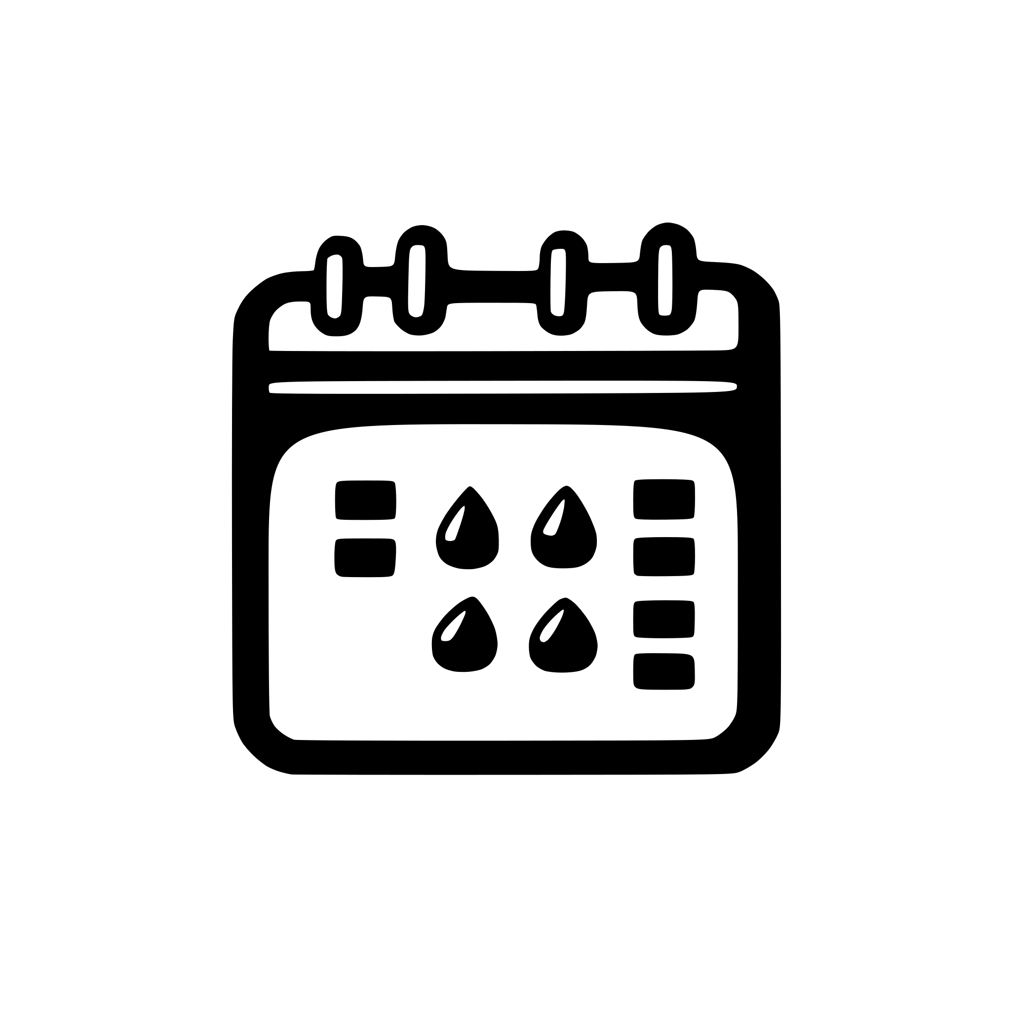AI-generated SVG of 'calendar icon'