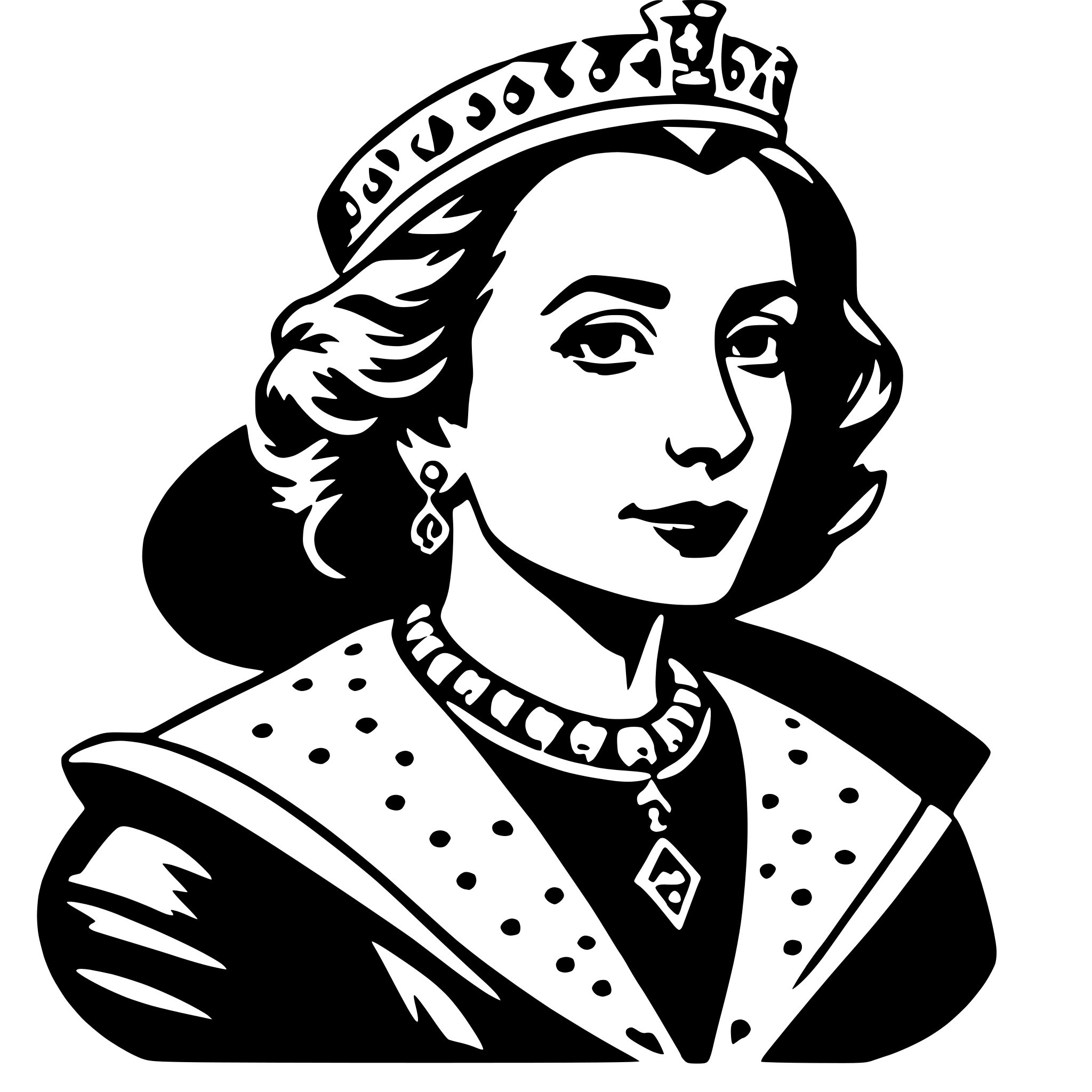 AI-generated SVG of 'queen elizabeth i'