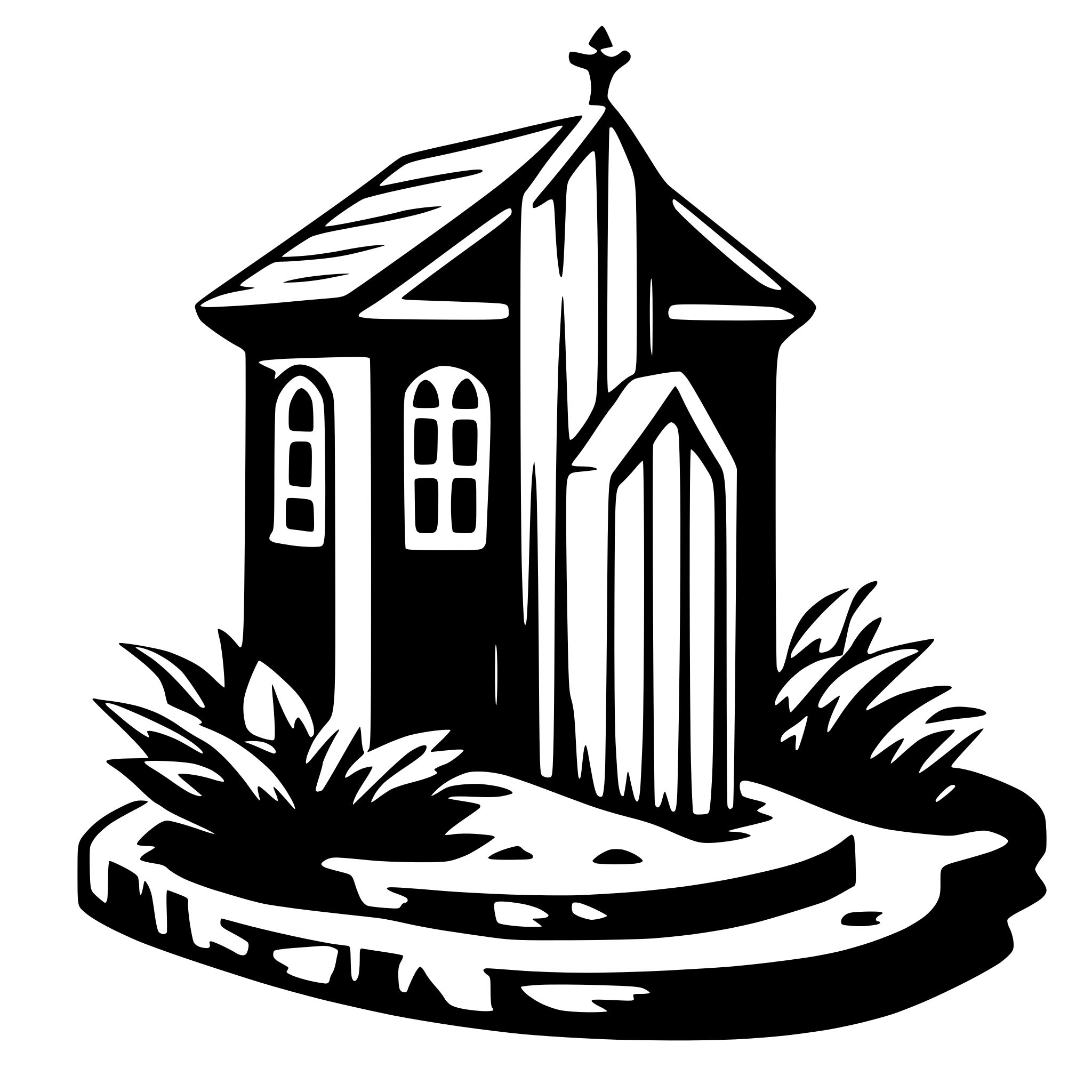 AI-generated SVG of 'góra z psem'