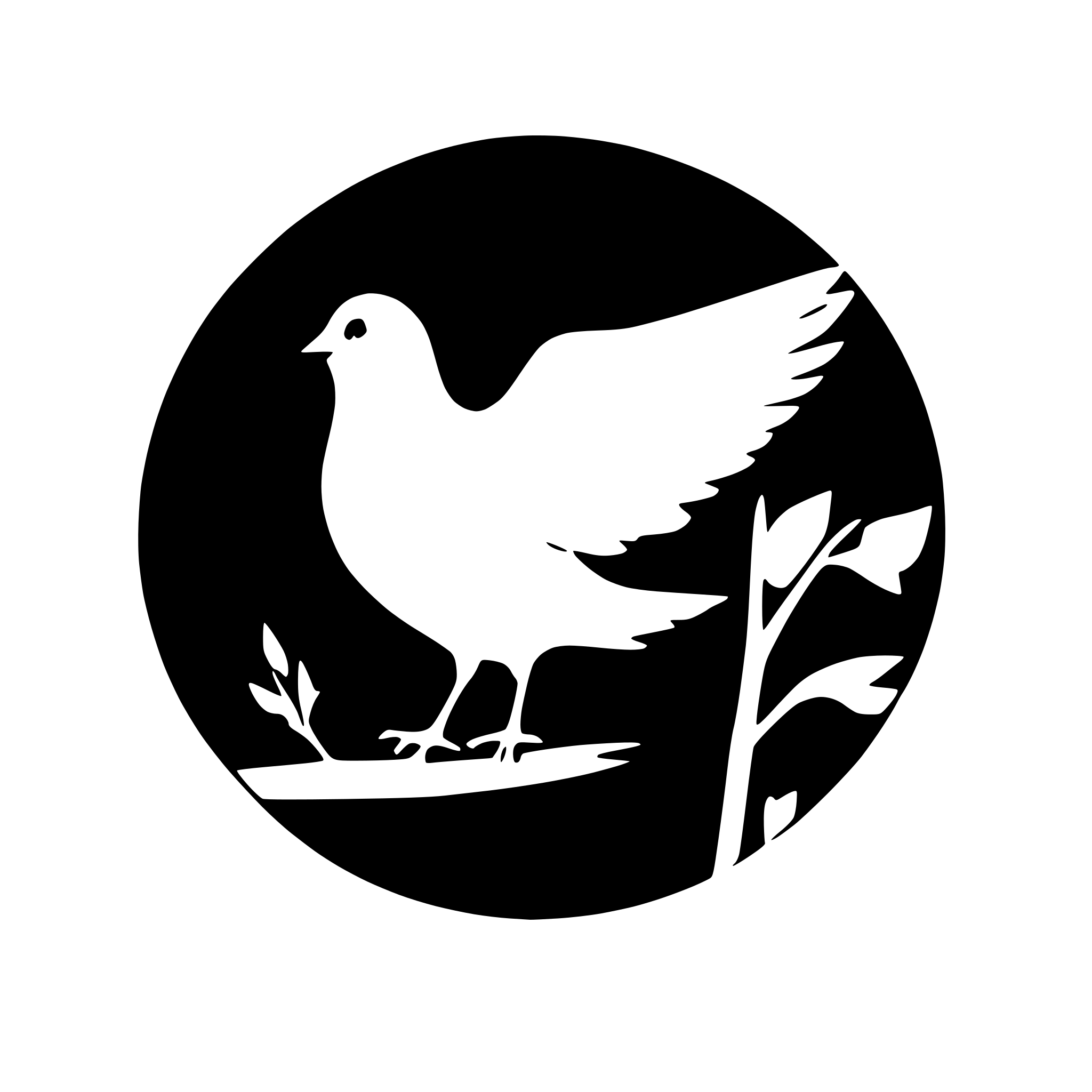 AI-generated SVG of 'a dove'