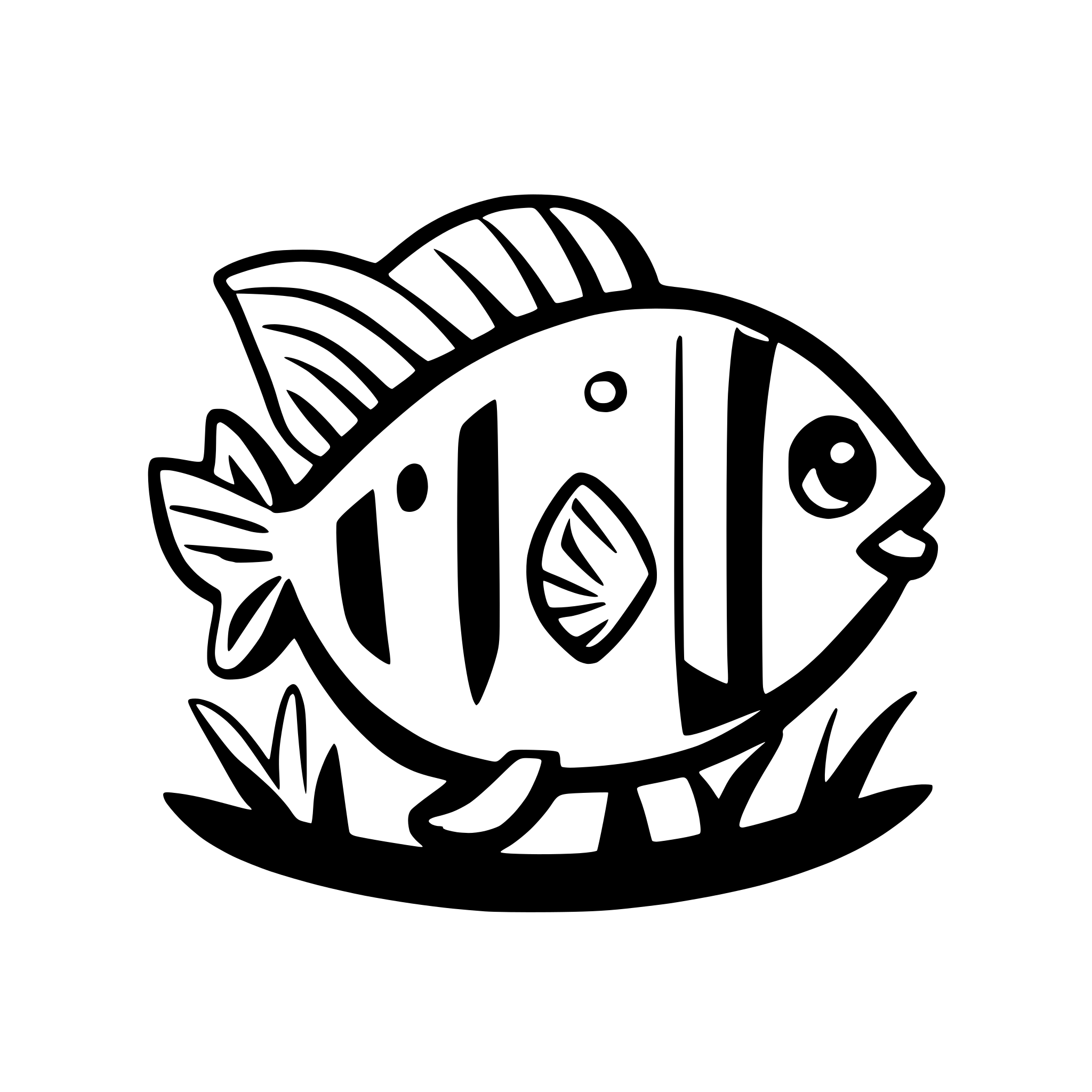 AI-generated SVG of a aquarium fish