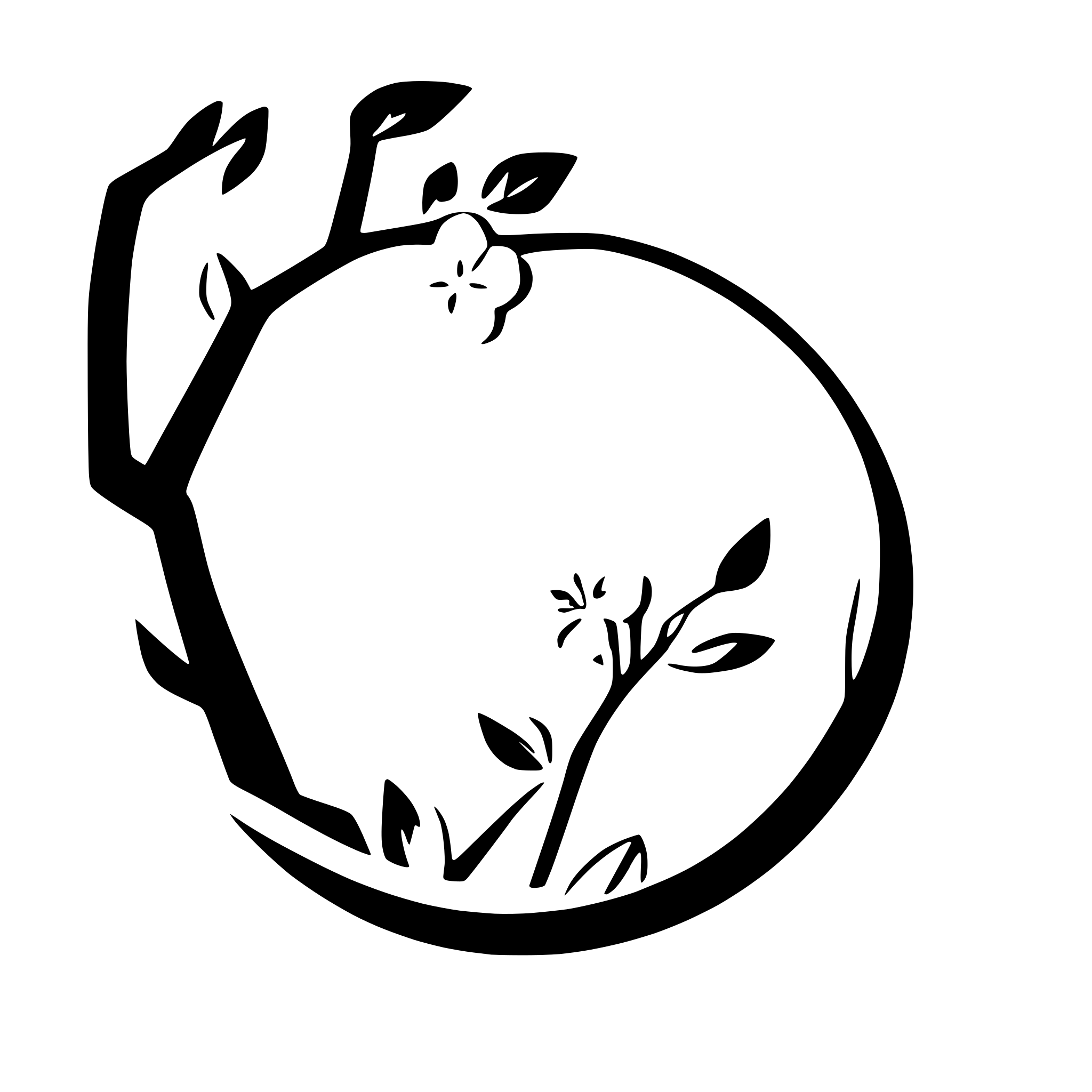 AI-generated SVG of a cherry blossoms in springtime