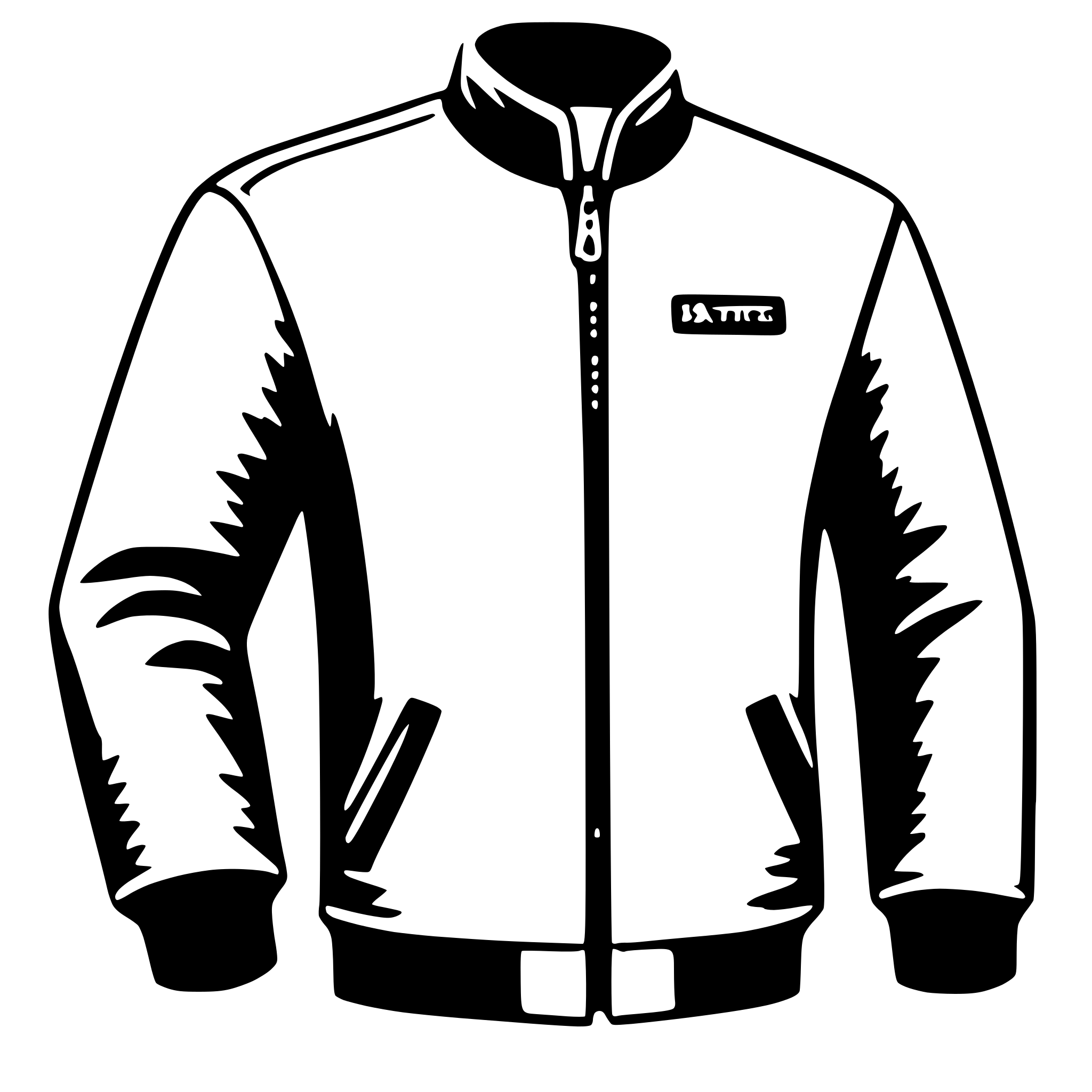 AI-generated SVG of a jacket