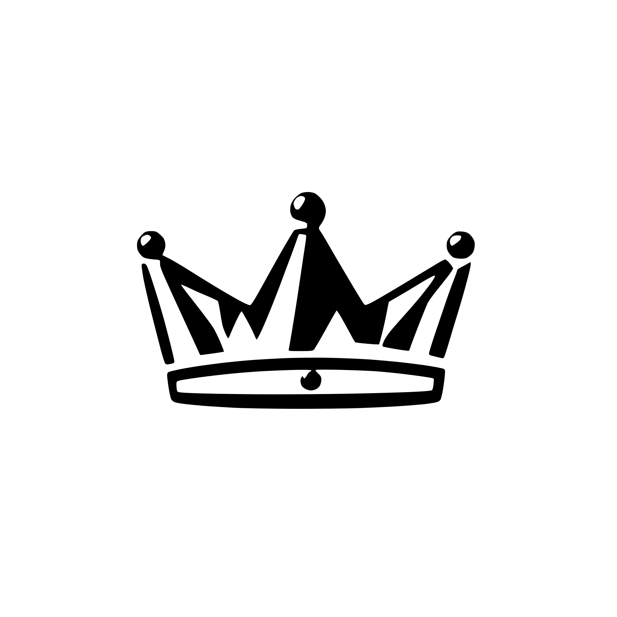 AI-generated SVG of a simple and minimalist crown with three prongs with only the borders for a logo