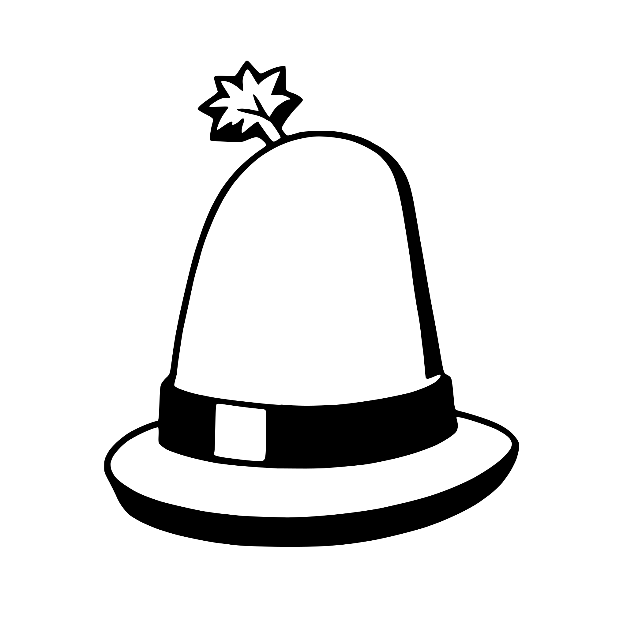 AI-generated SVG of a christmas hat