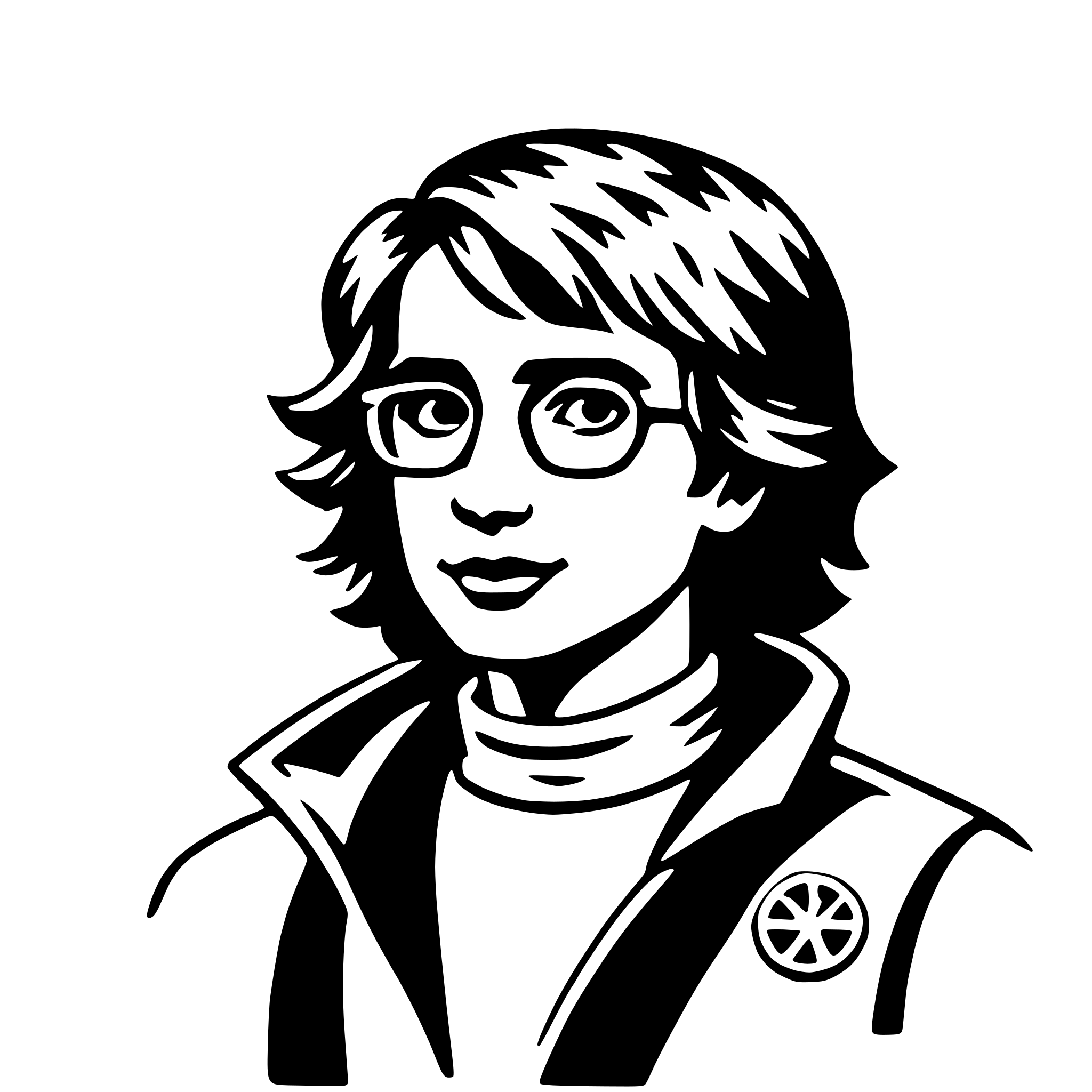 AI-generated SVG of a biologist