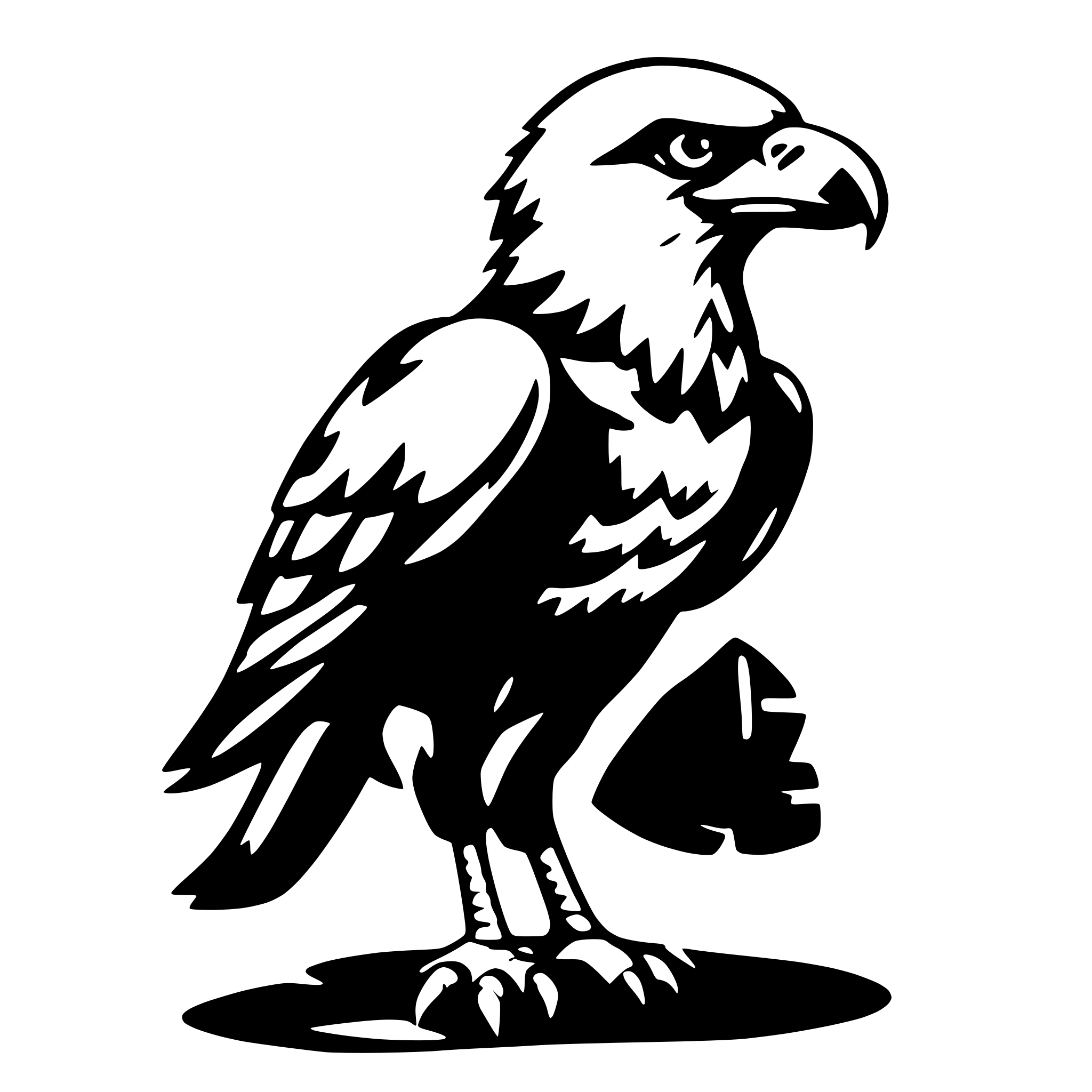 AI-generated SVG of 'eagle'