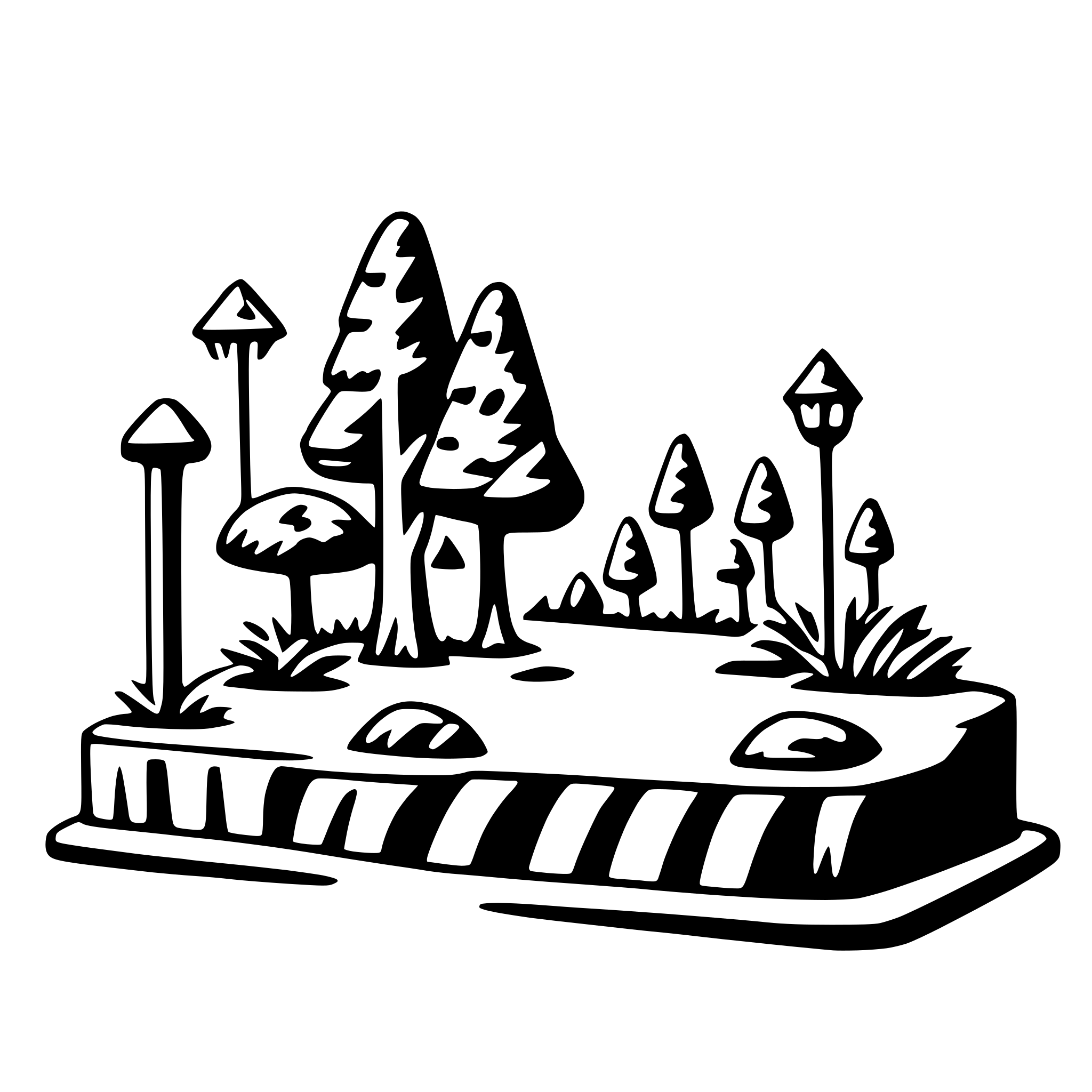 AI-generated SVG of 'diorama'