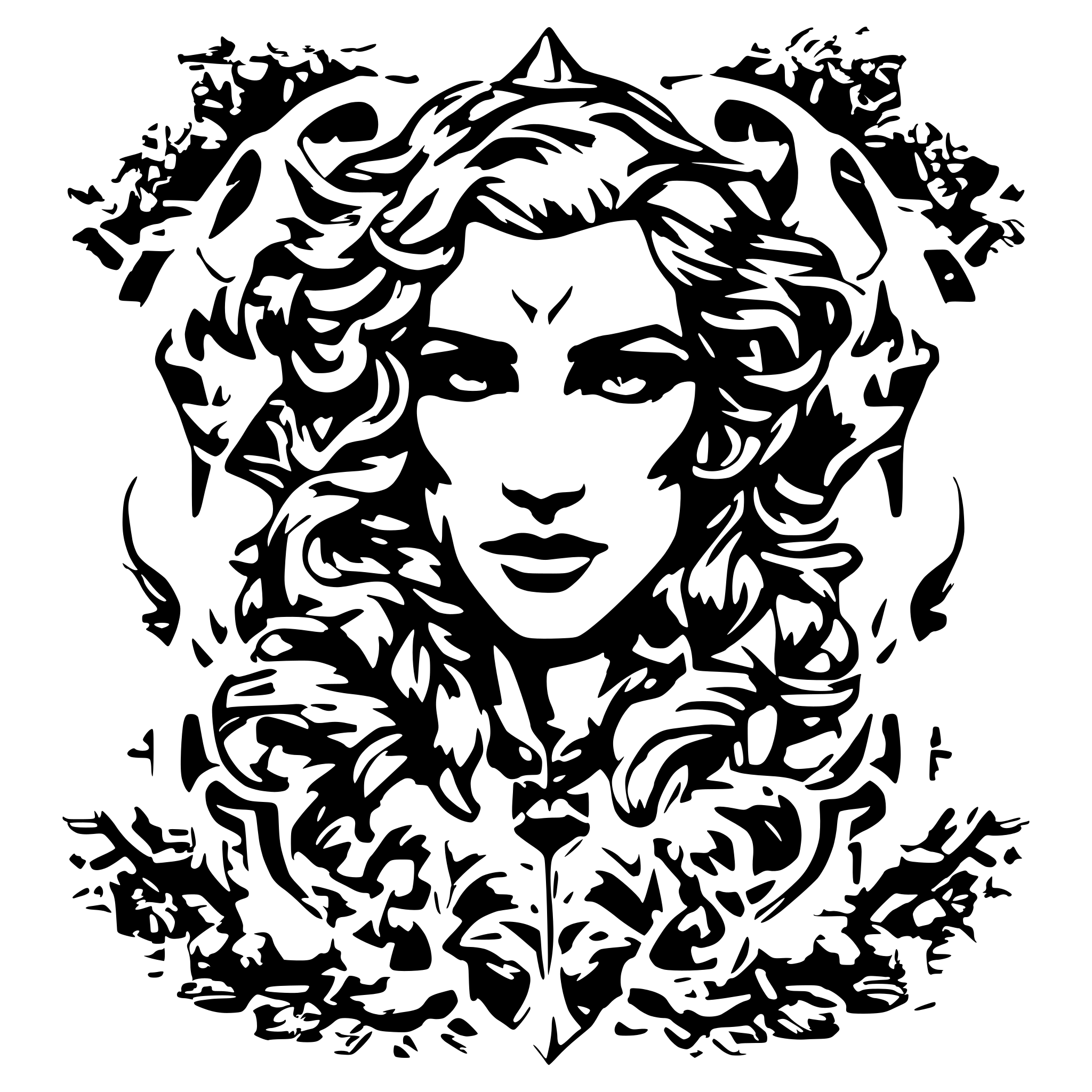 AI-generated SVG of 'Lucifer'