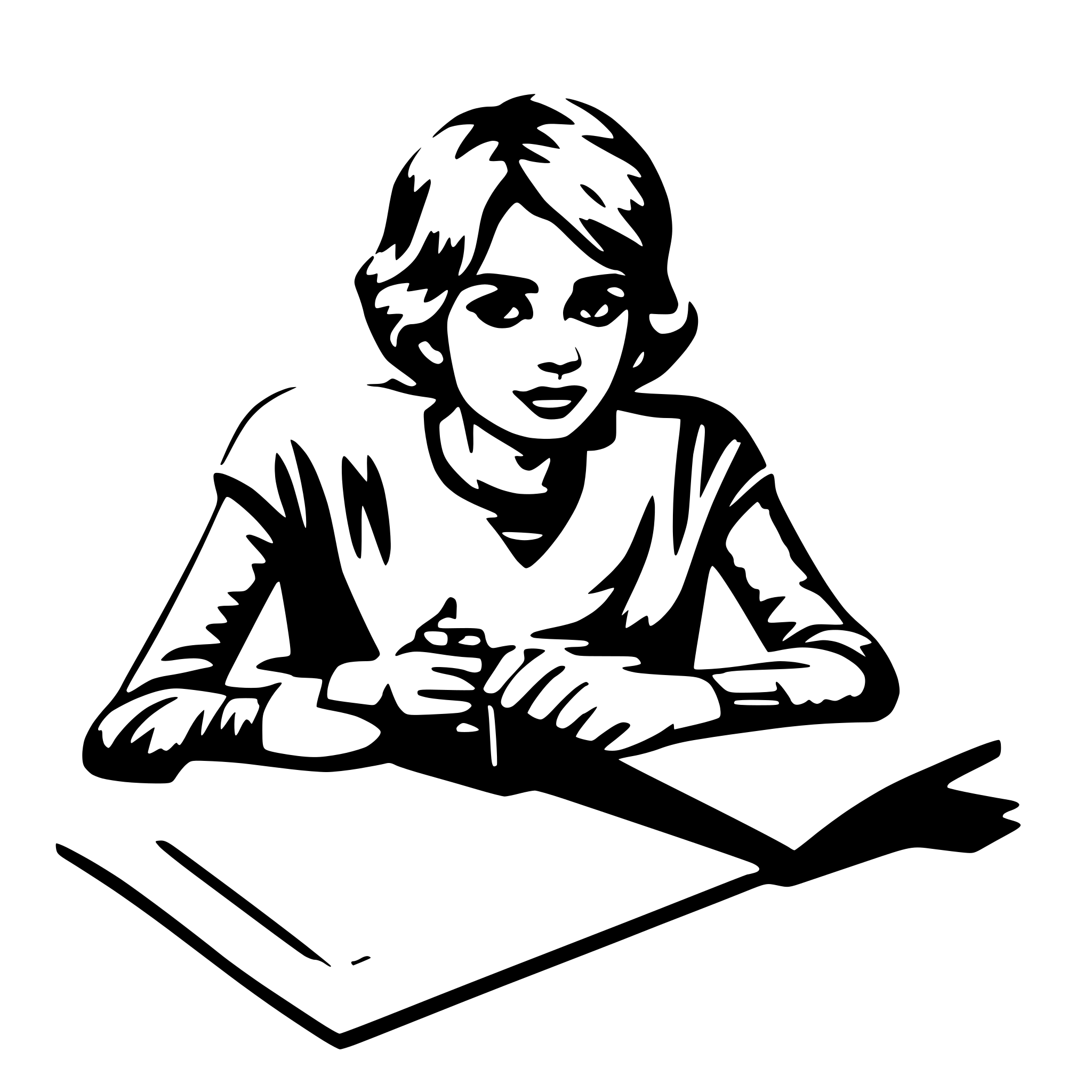 AI-generated SVG of a always learning always newbie