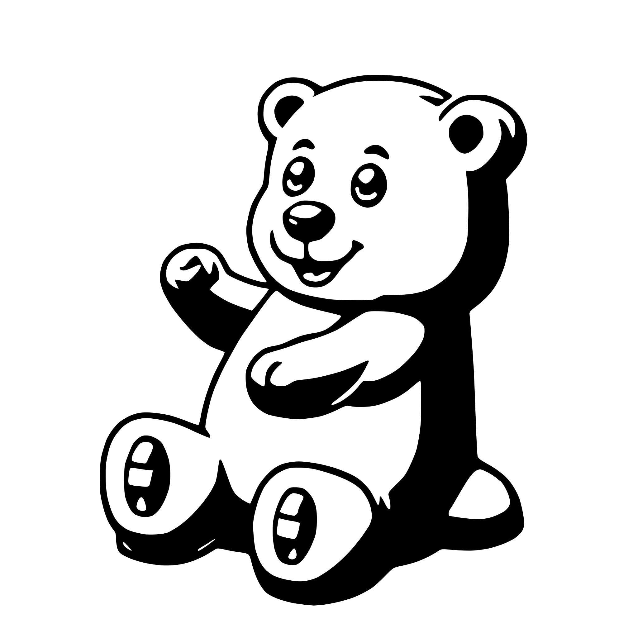 AI-generated SVG of 'gummy bears'