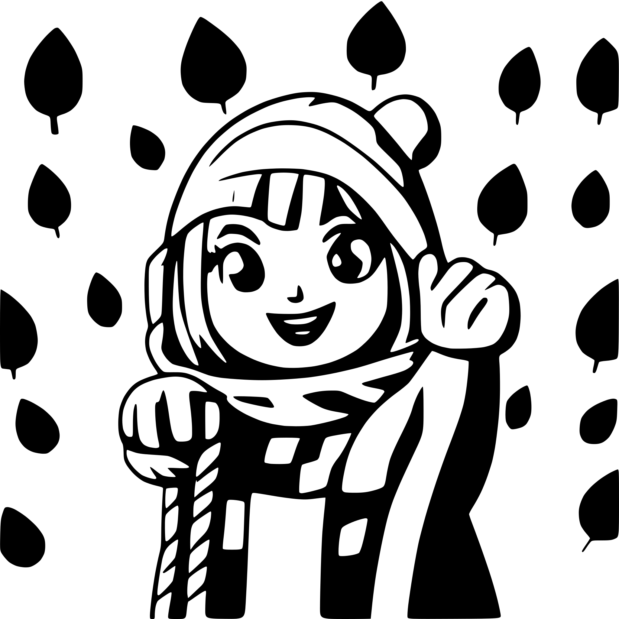 AI-generated SVG of a hands knitting wool