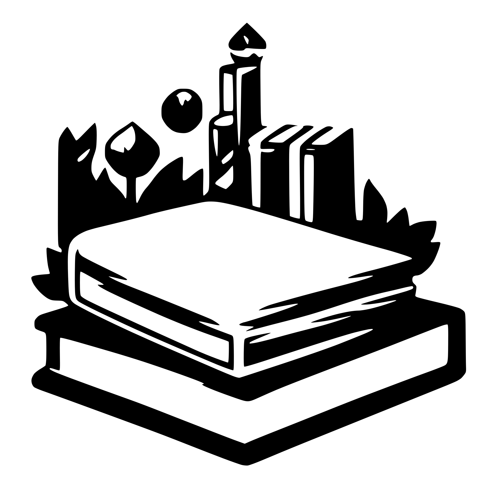 AI-generated SVG of a books