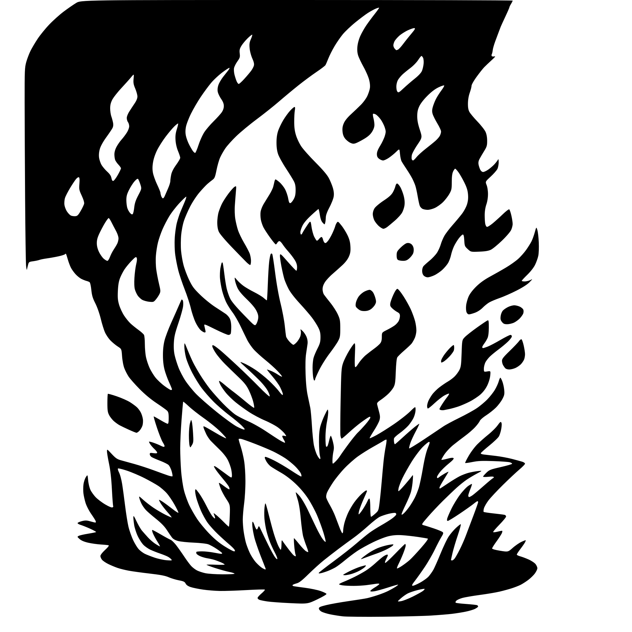 AI-generated SVG of 'fireball'