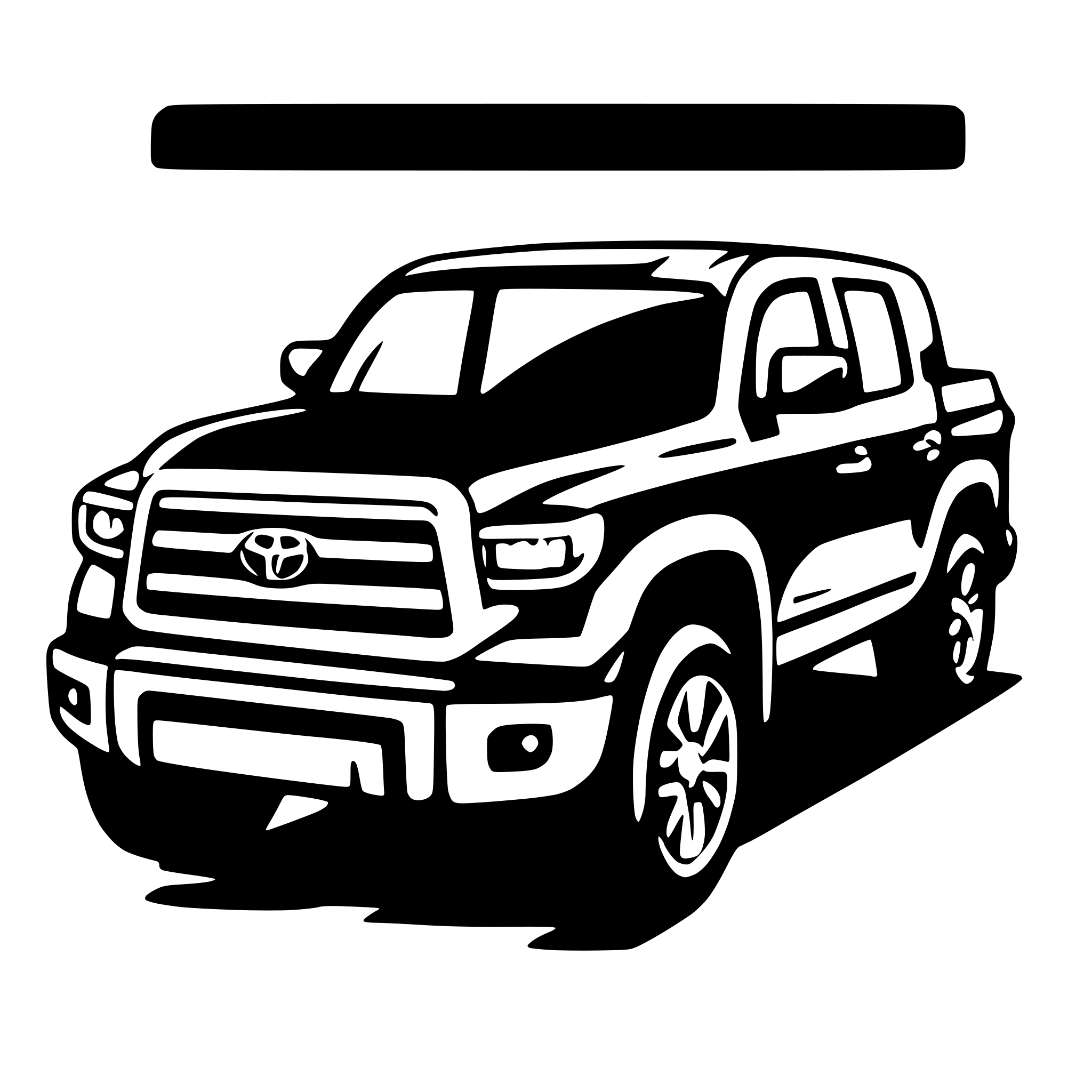 AI-generated SVG of 'Toyota tundra'
