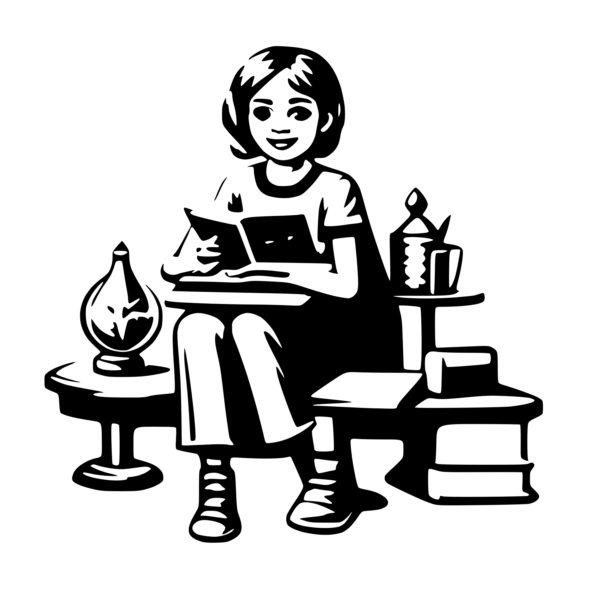AI-generated SVG of a education