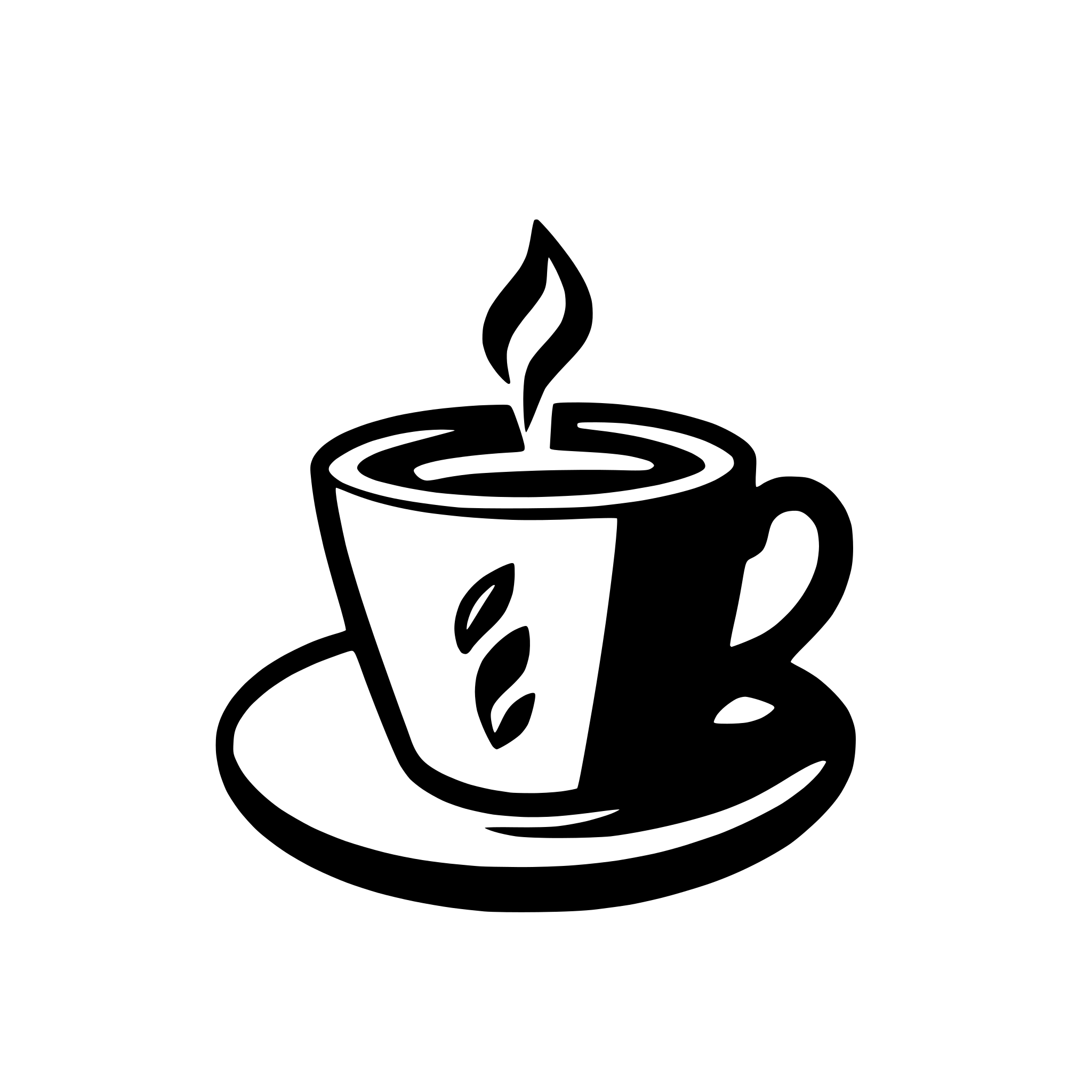 AI-generated SVG of 'coffee cup with steam'
