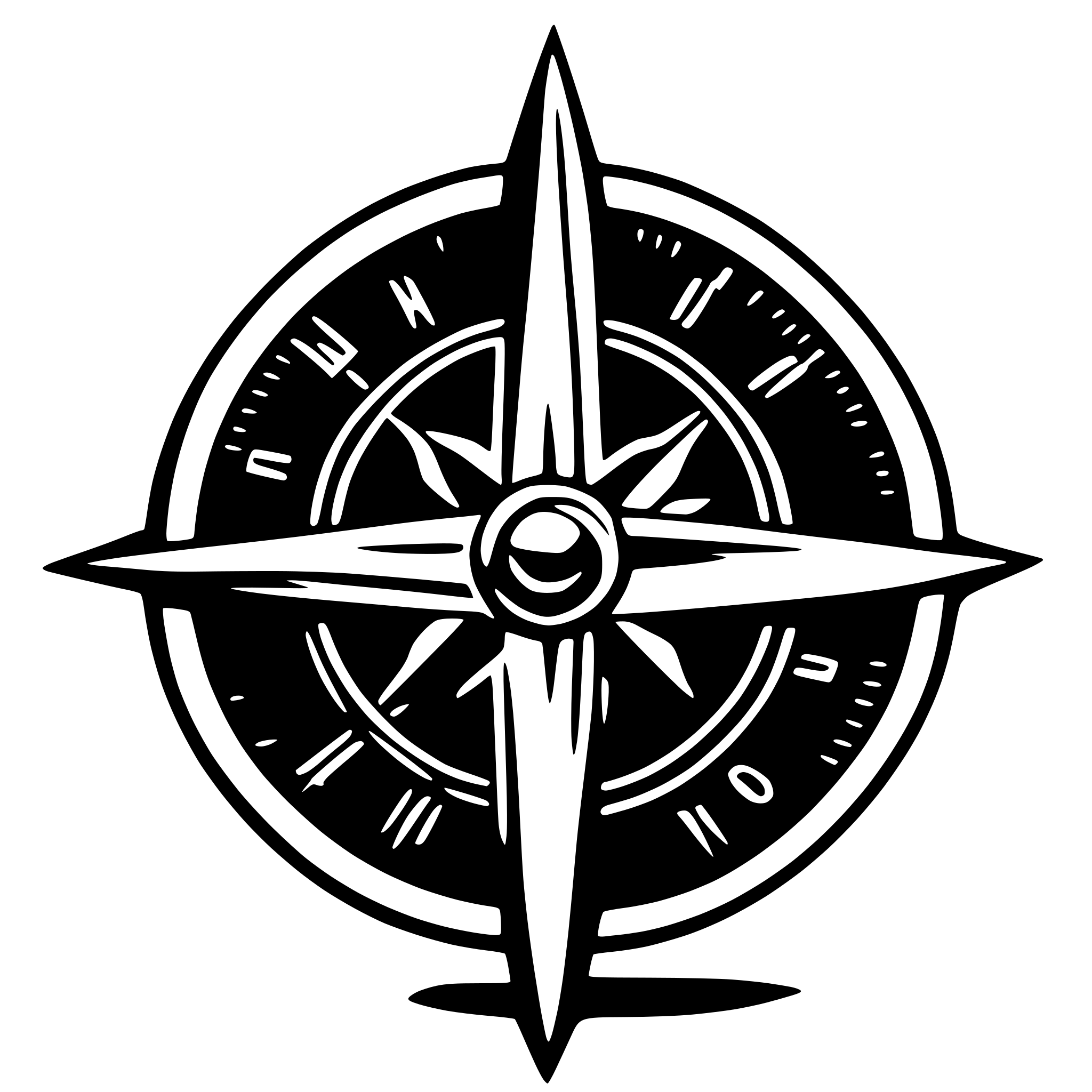 AI-generated SVG of 'Kompass grafik'