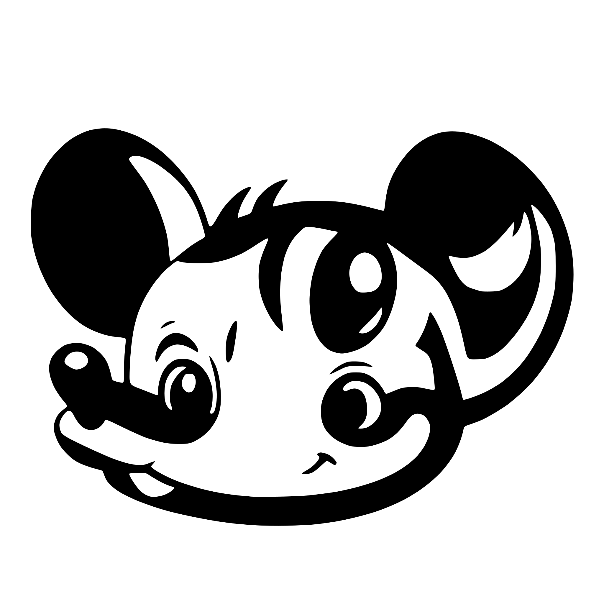 AI-generated SVG of 'micy mouse'