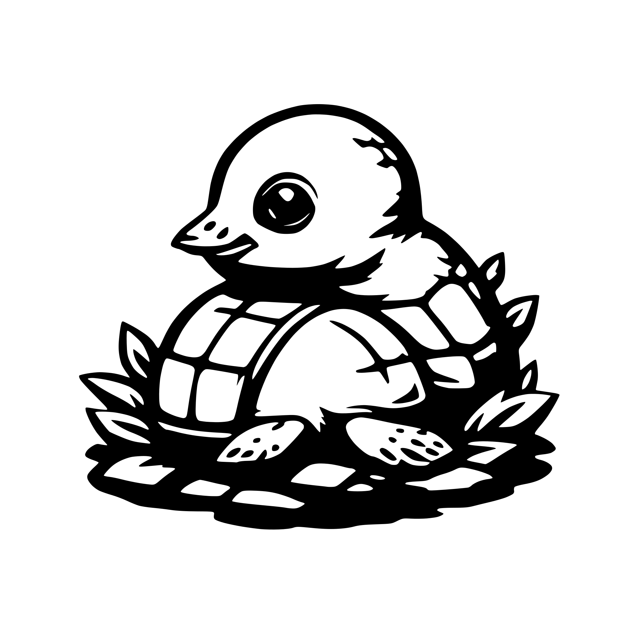 AI-generated SVG of 'sign THAT says HATCHLINGS'