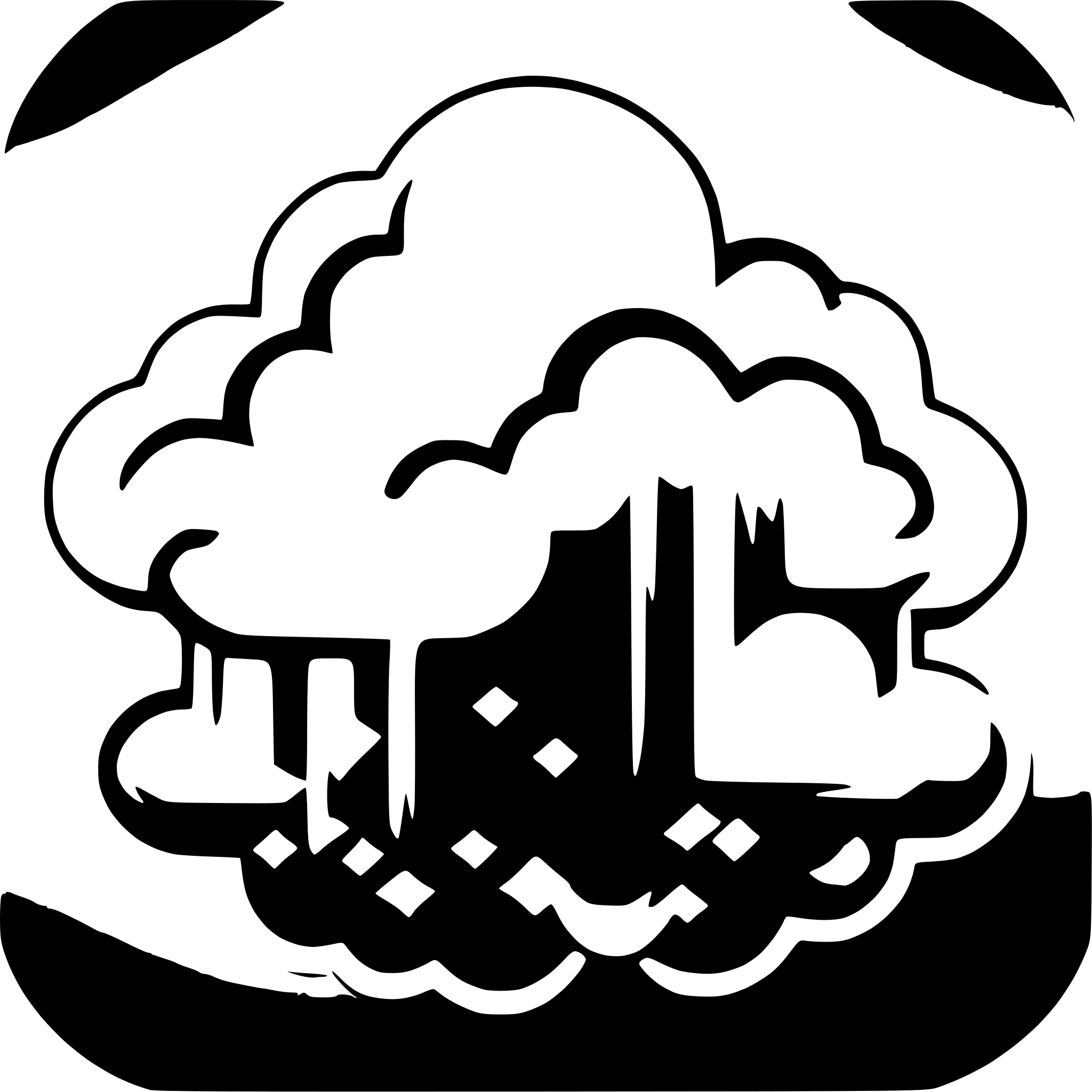 AI-generated SVG of 'cloud outline'