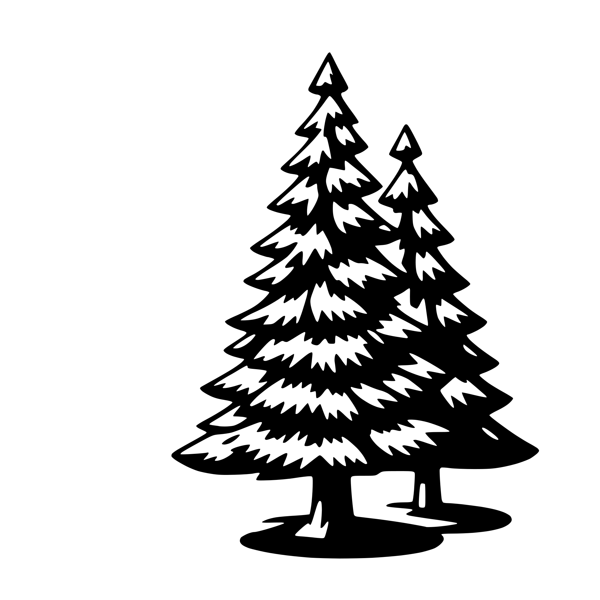 AI-generated SVG of 'christmas tree'