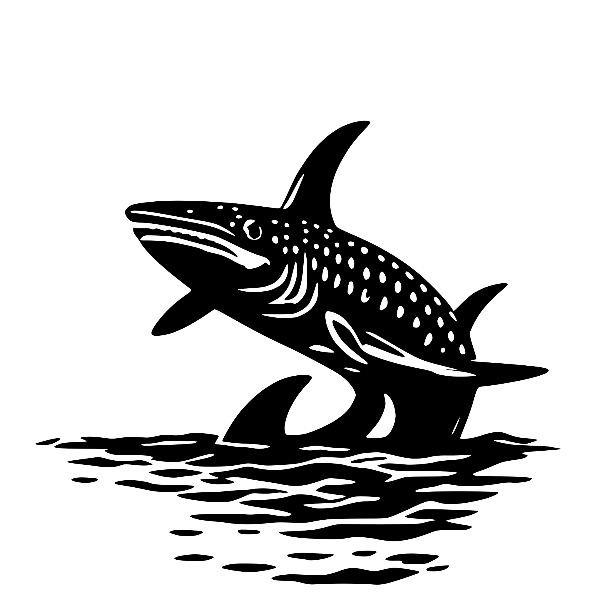 AI-generated SVG of 'whale shark'