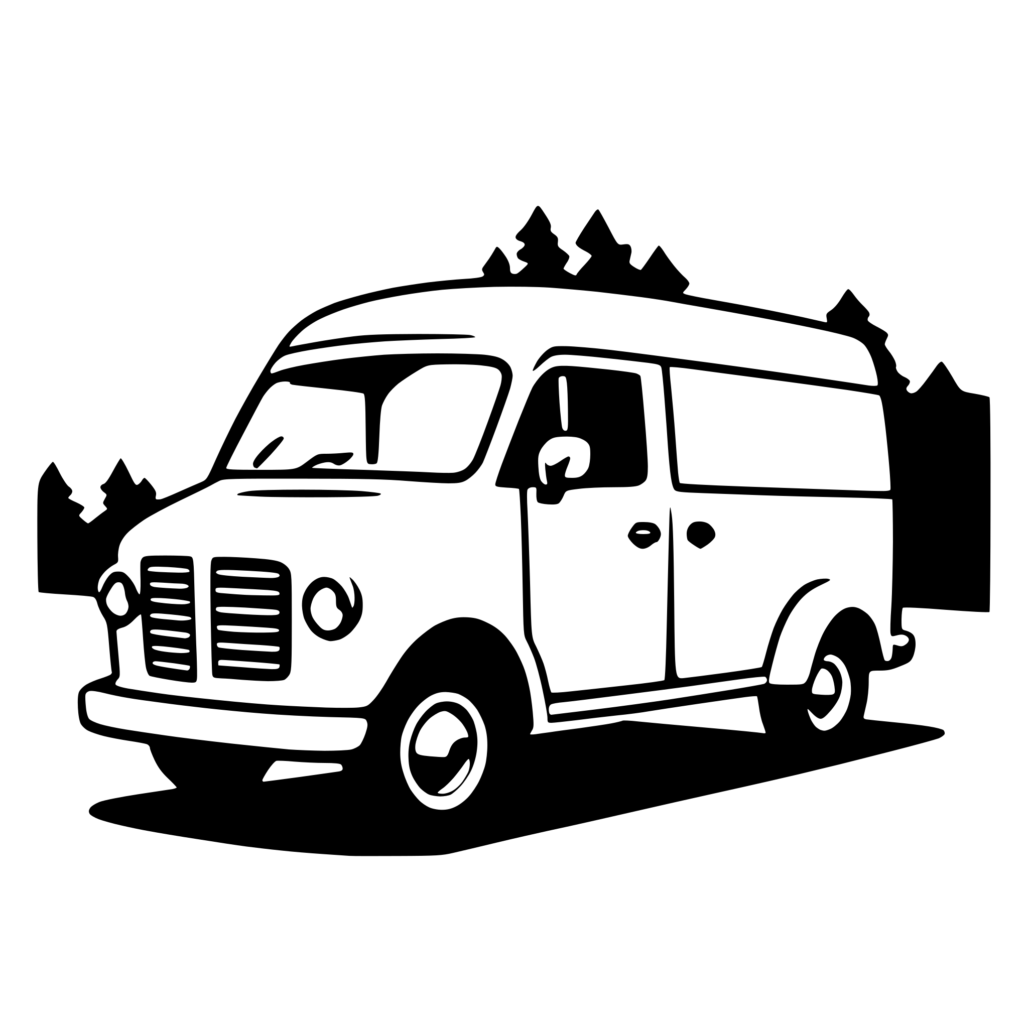 AI-generated SVG of 'van'
