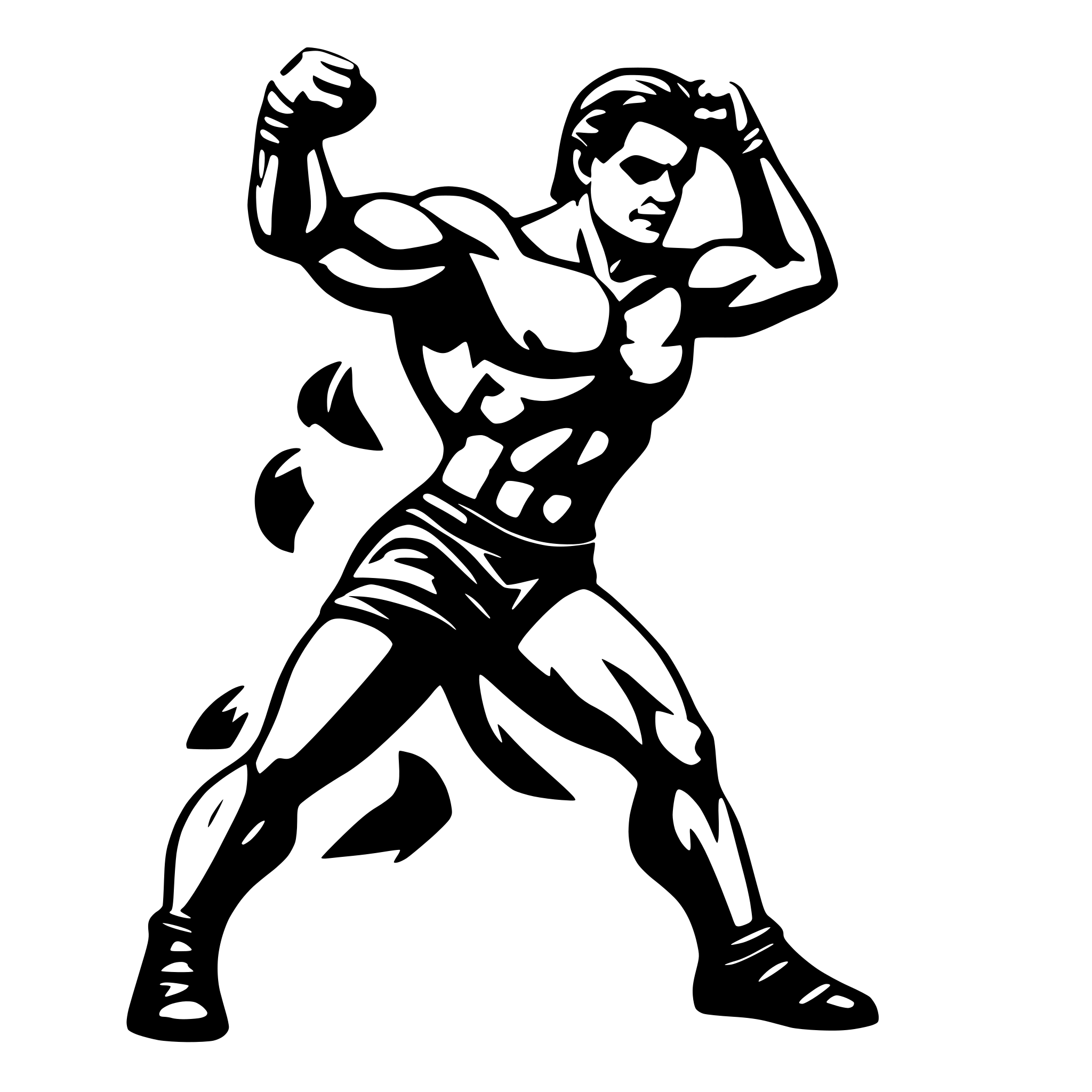 AI-generated SVG of a muscle