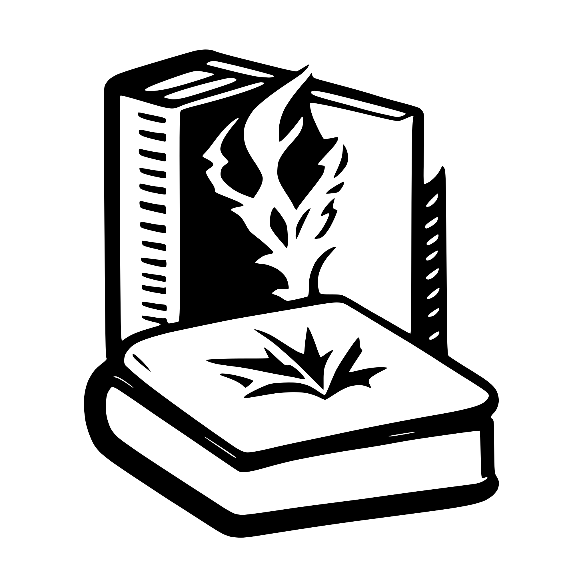 AI-generated SVG of a logo solid book exam