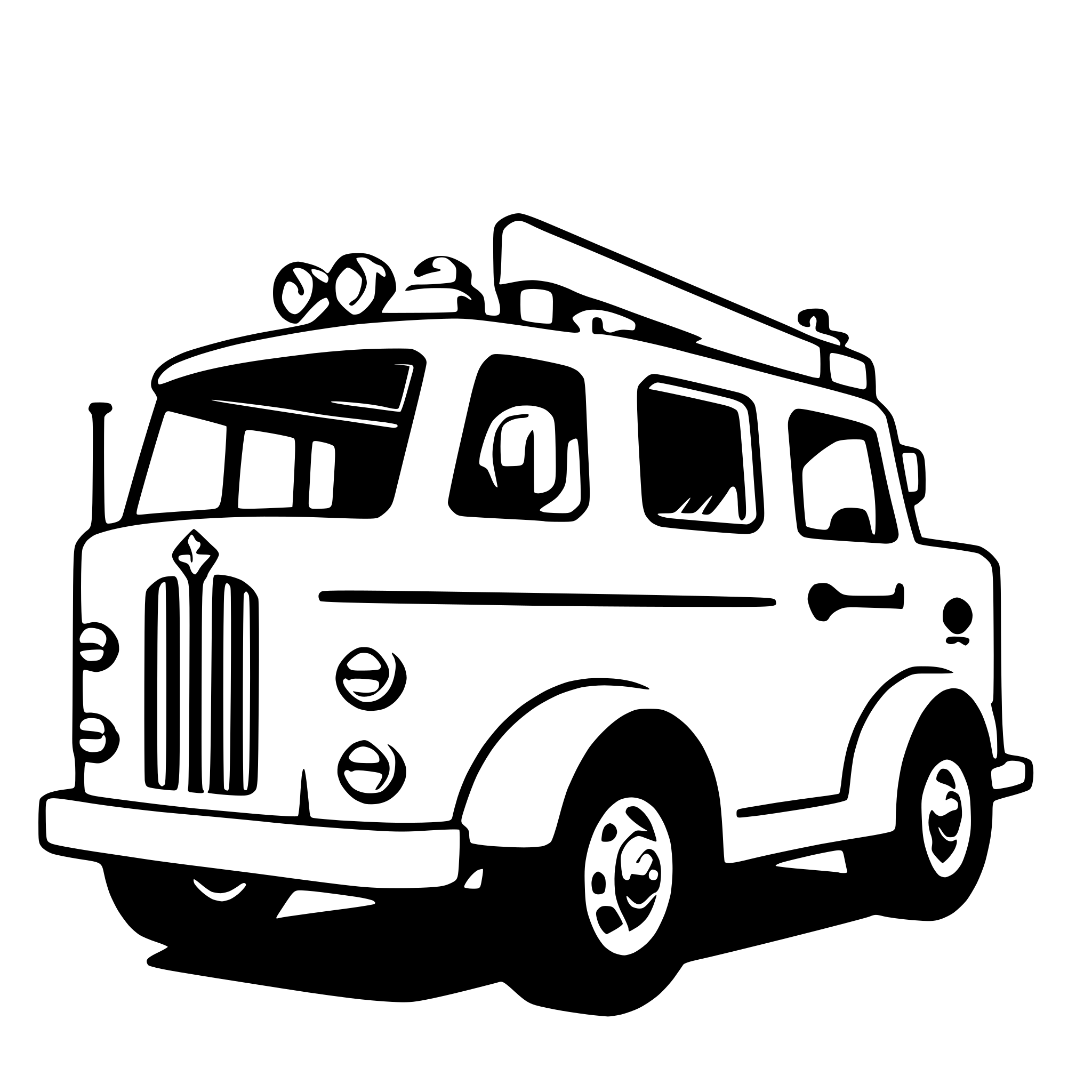 AI-generated SVG of a fire truck