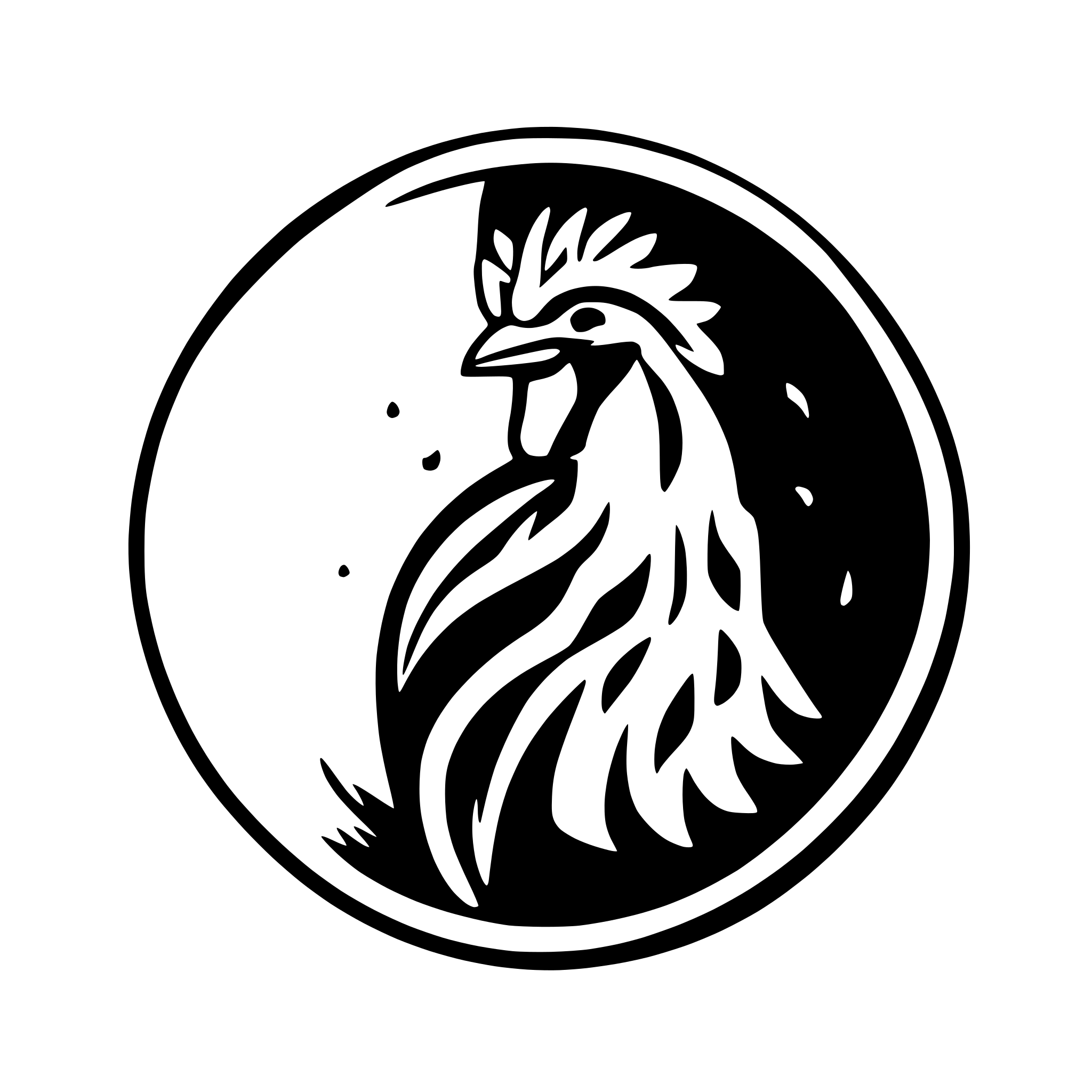 AI-generated SVG of a cock