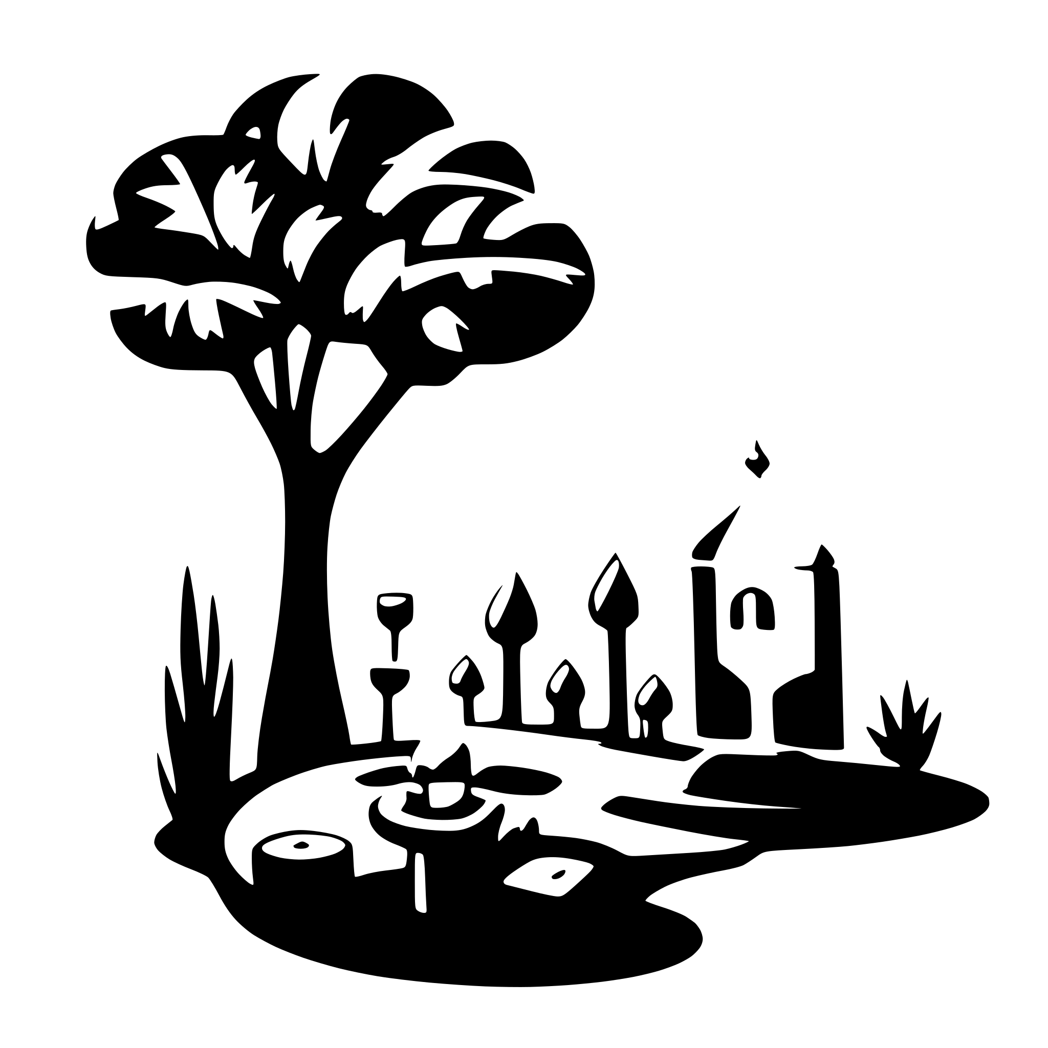 AI-generated SVG of 'تسجيلات صوتية من تطبيق تيليغرام'