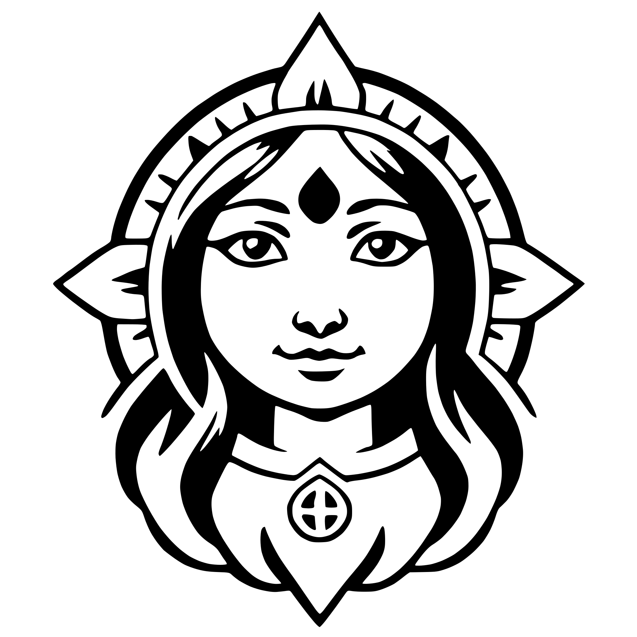 AI-generated SVG of a amaterasu