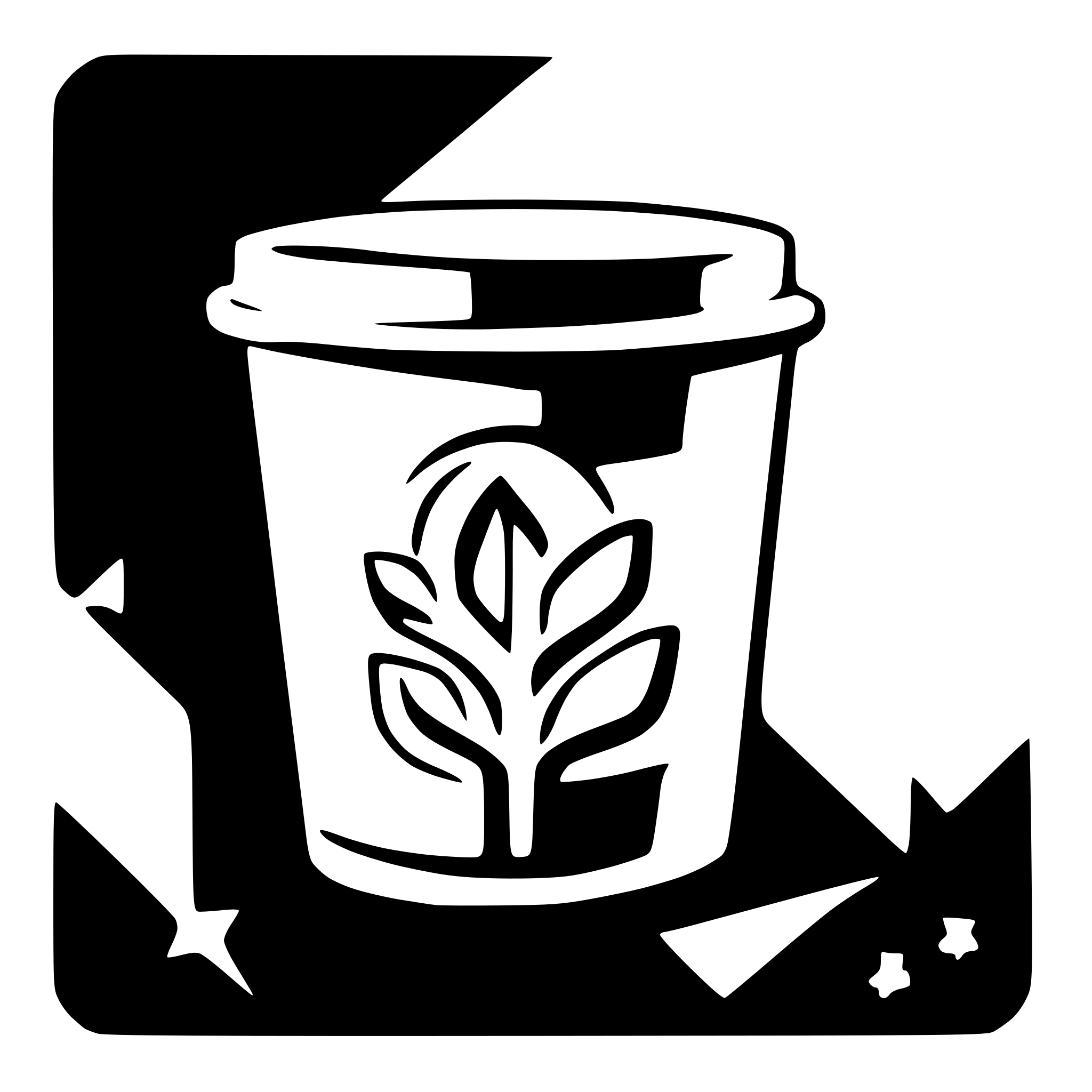 AI-generated SVG of a plain perfect polypaper coffee cup