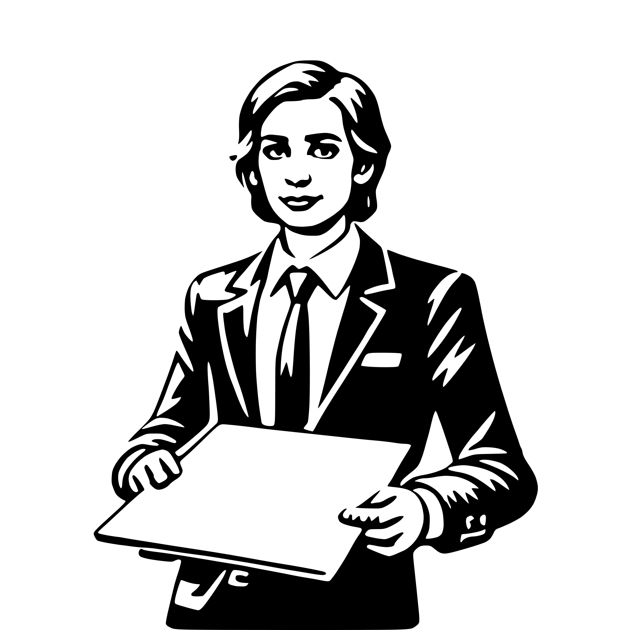 AI-generated SVG of 'lawyer'