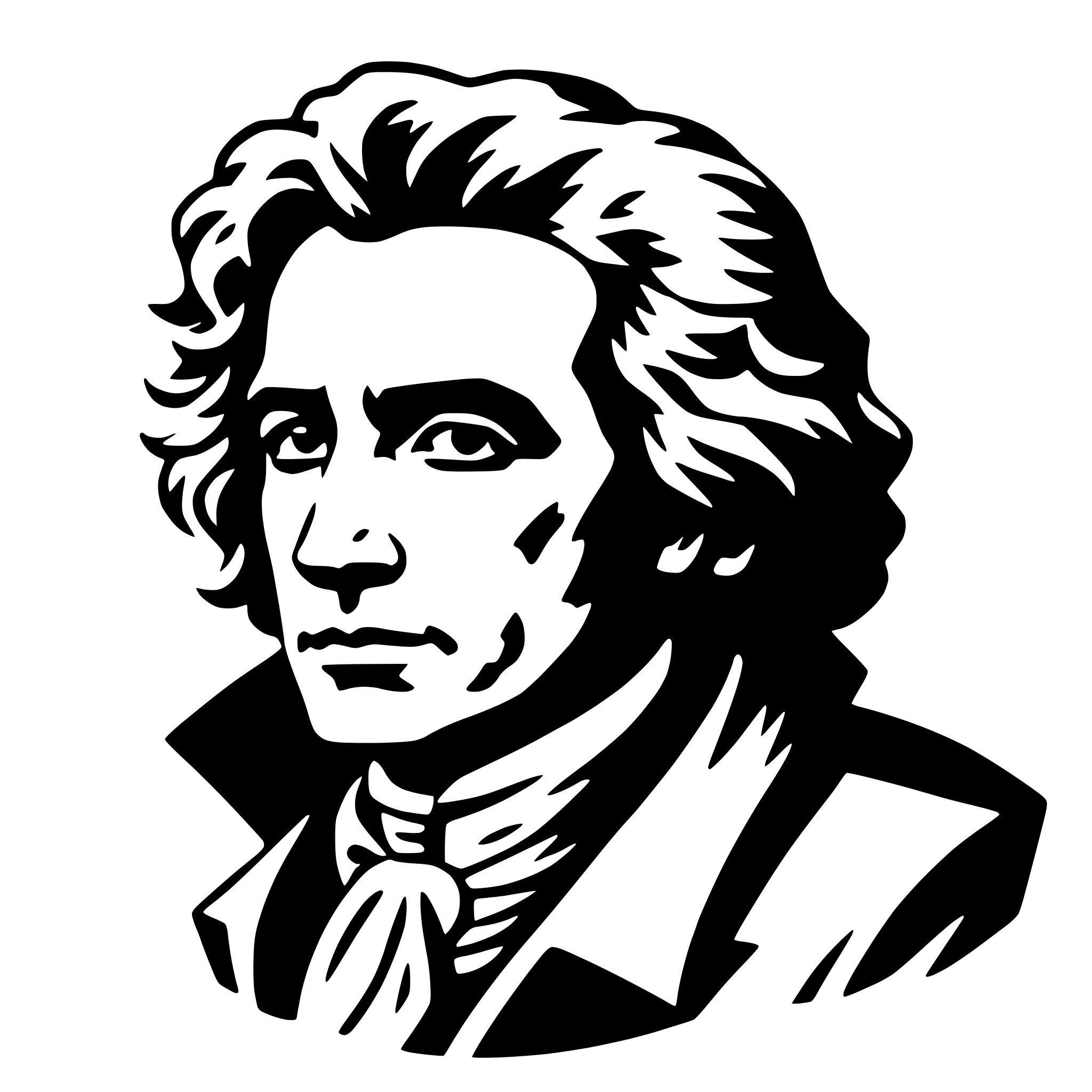 AI-generated SVG of 'ludwig van beethoven'