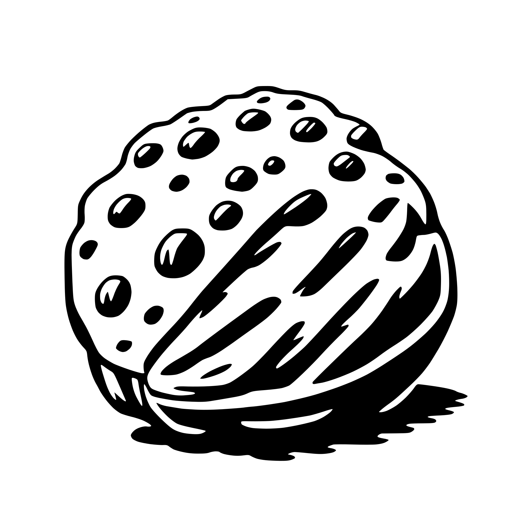 AI-generated SVG of 'truffle'